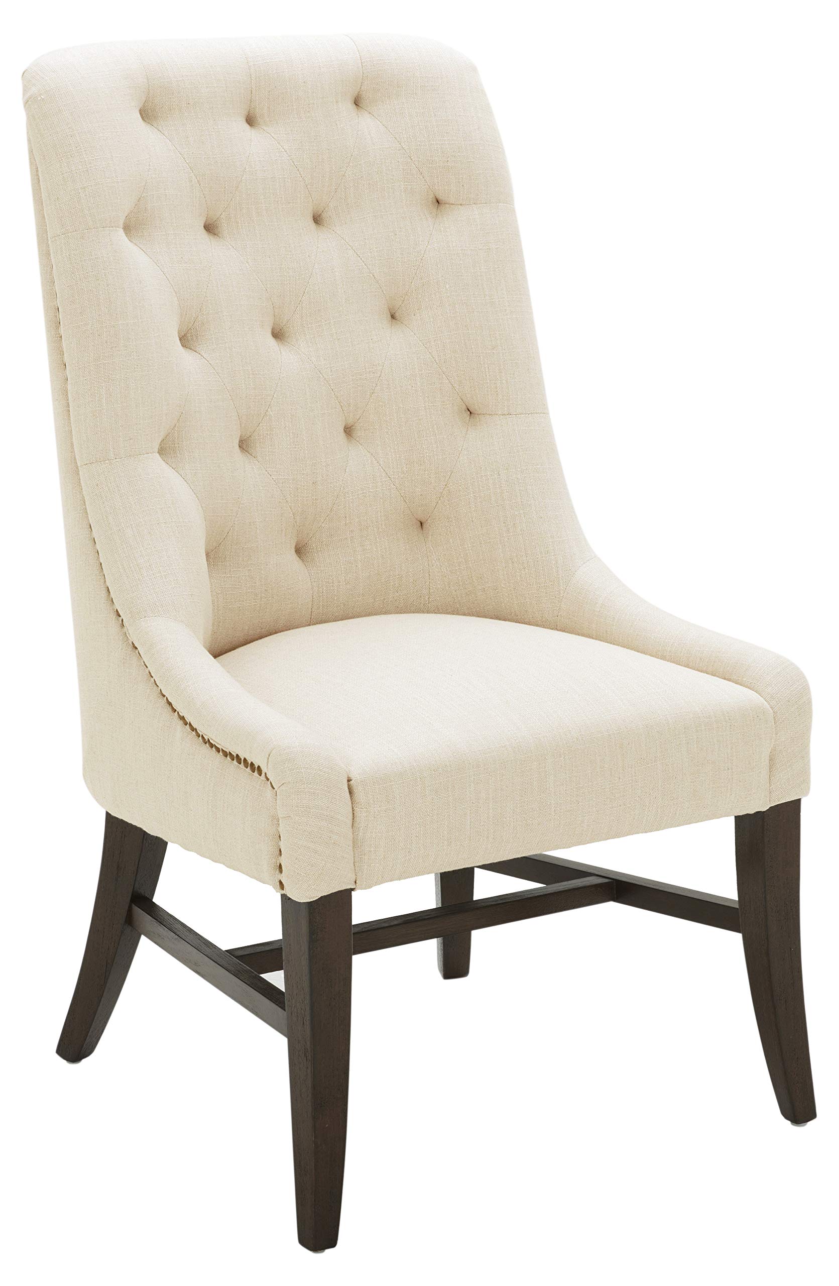 Amazon Brand – Stone & Beam Tufted Dining Chair, 43"H, Fawn