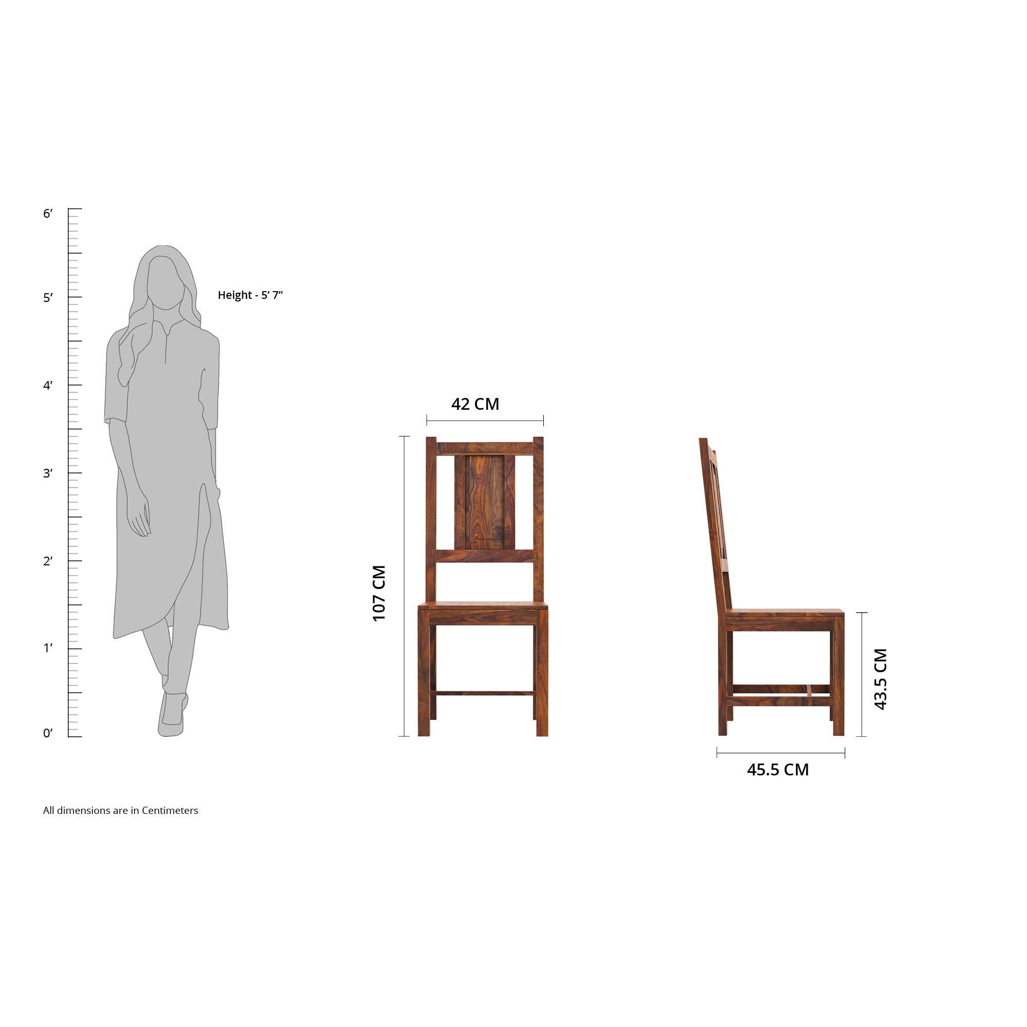 Lignora Rieti Modern Table Set - 4