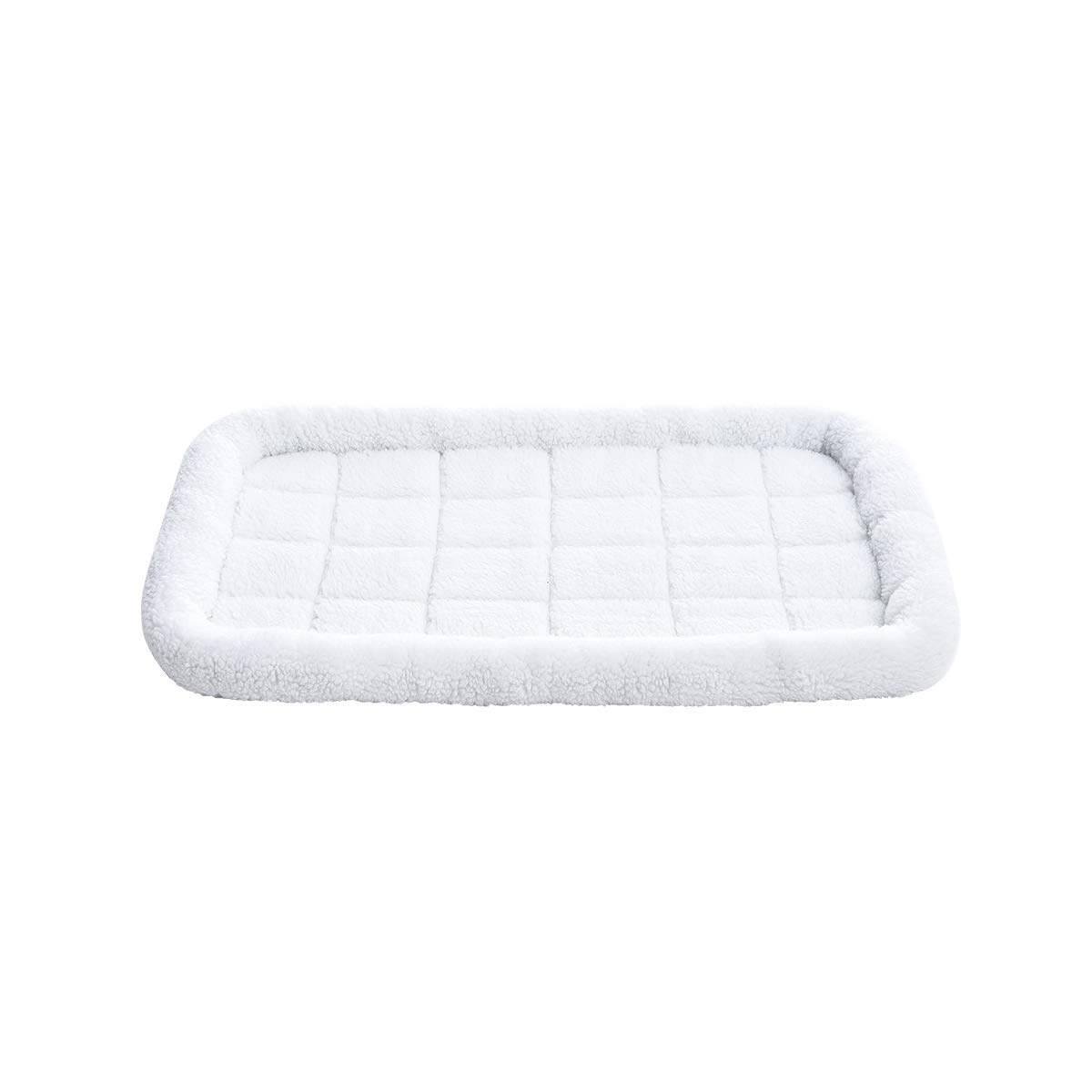 AmazonBasics Padded Pet Bolster Crate Bed Pad - 35 x 22 Inches