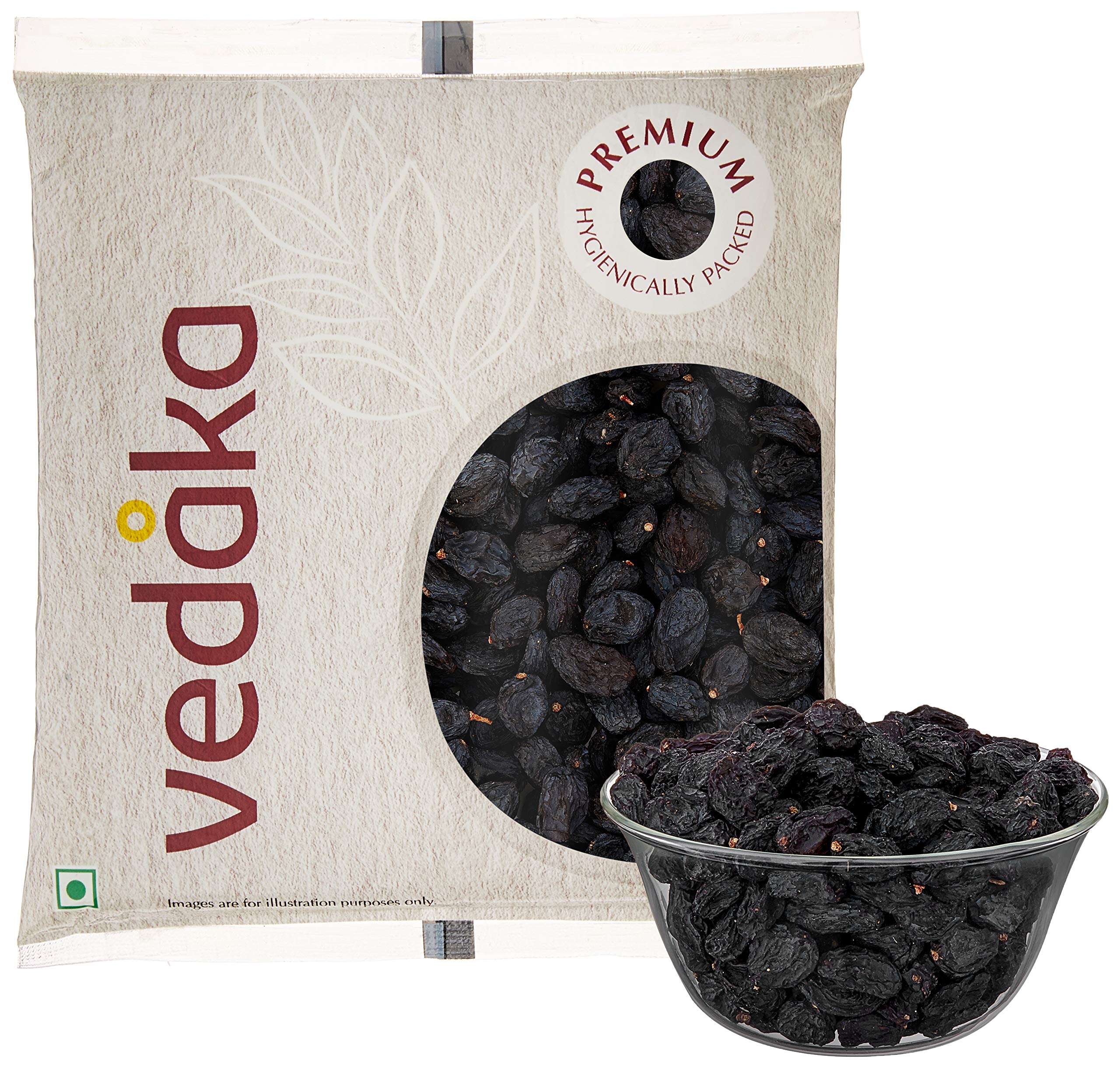 Amazon Brand - Vedaka Premium Black Raisins, 100g