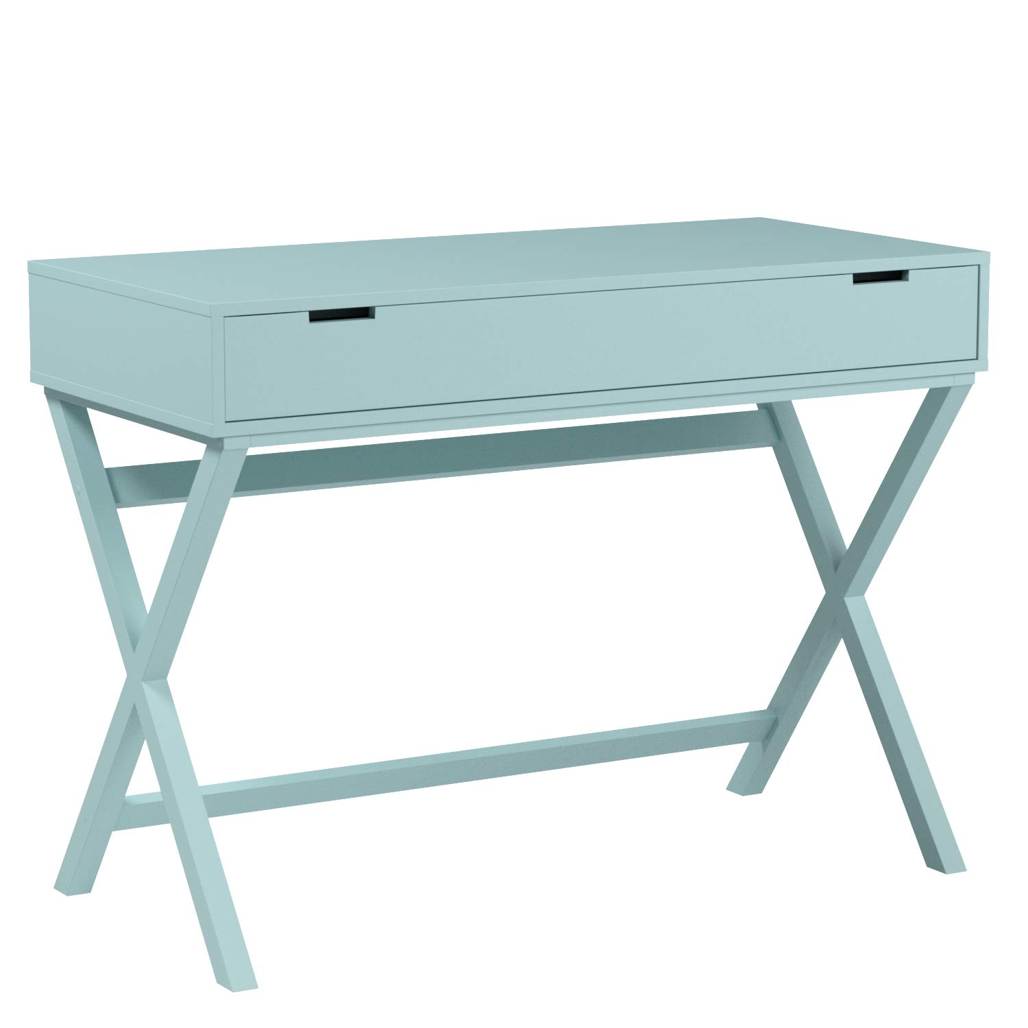 Amazon Brand – Ravenna Home Transitional Desk 42"W, Pastel Turquoise