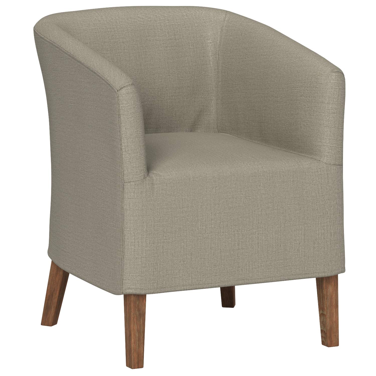 Amazon Brand – Stone & Beam Candice Slipcover Dining Room Kitchen Chair, 30.5"H, Tan