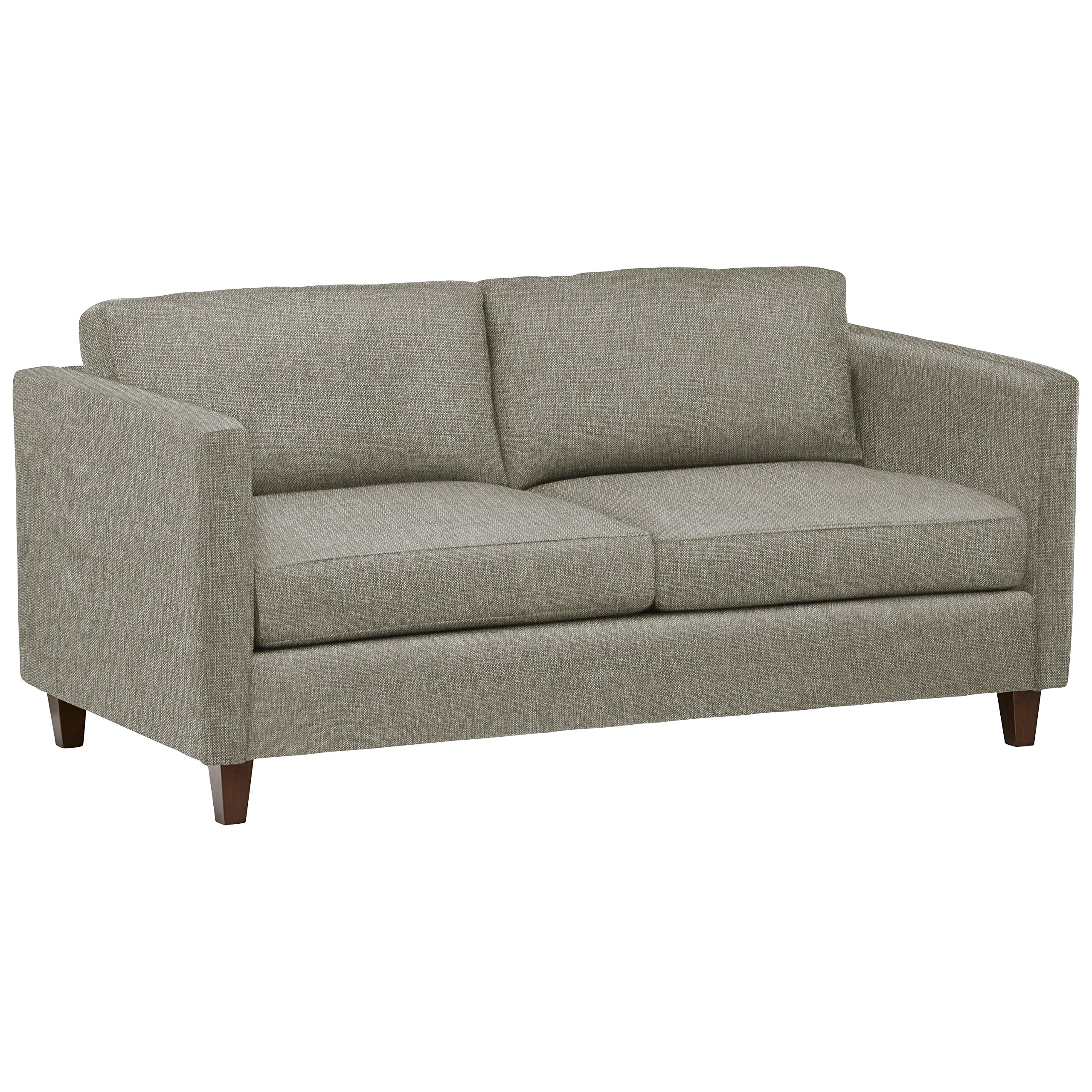 Amazon Brand – Stone & Beam Andover Modern Loveseat Sofa, 67"W, Grey
