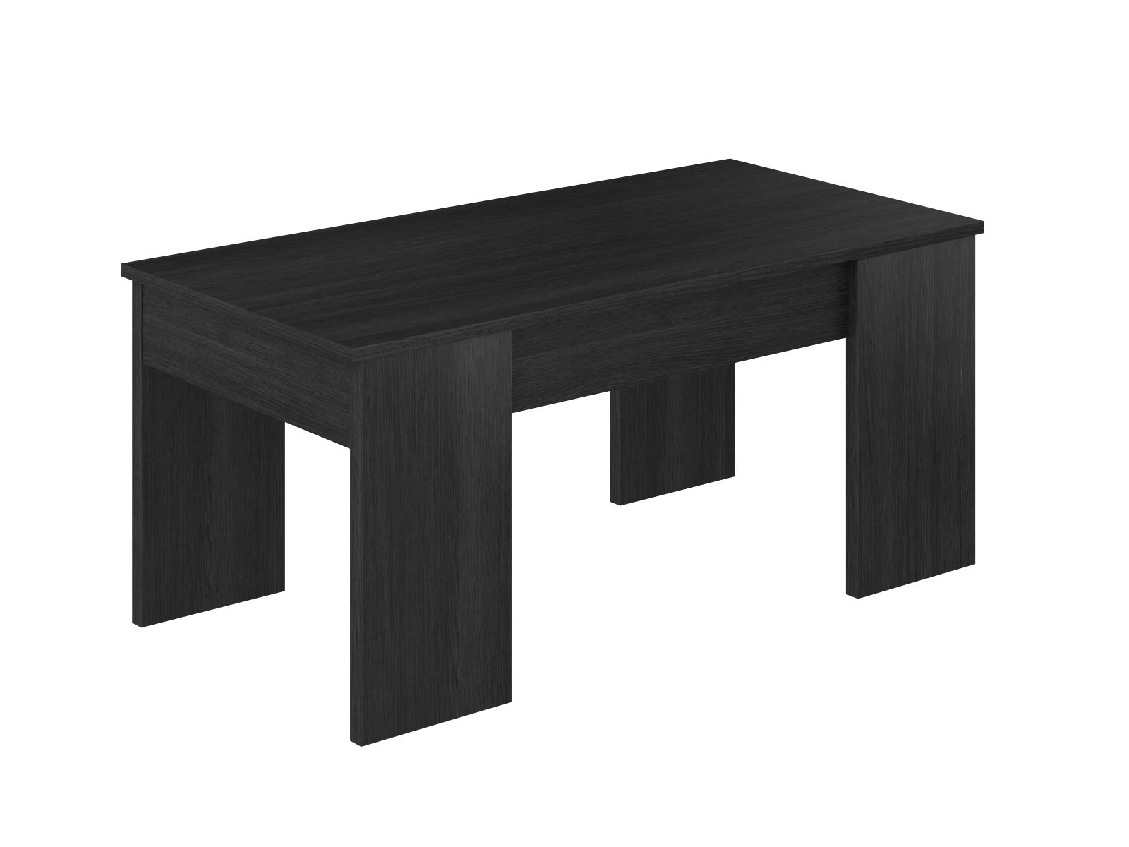 Amazon Brand - Movian Aggol Lift-Top Coffee Table, 50 x 100 x 44cm, Dark Grey