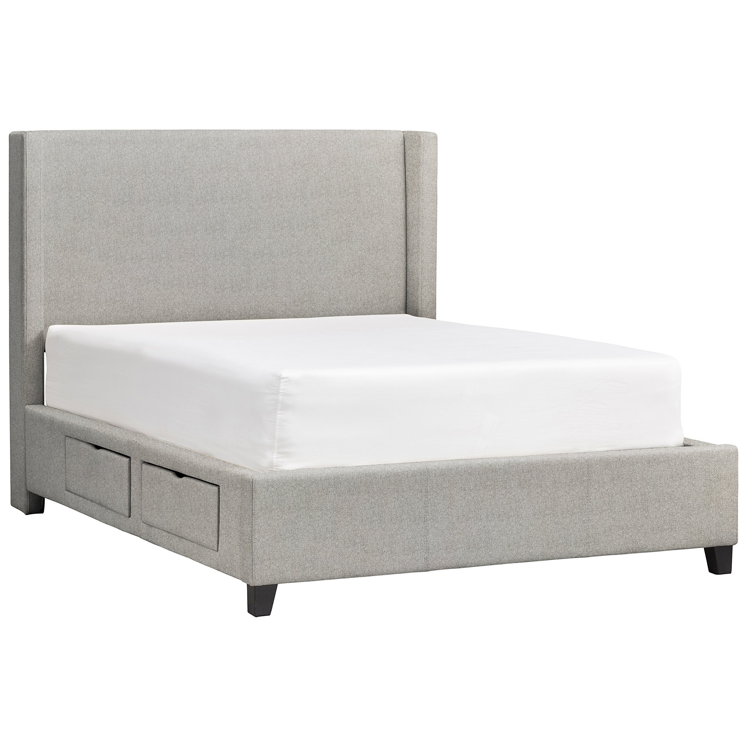 Amazon Brand – Stone & Beam Clifton Collection King Bed with Storage Bed