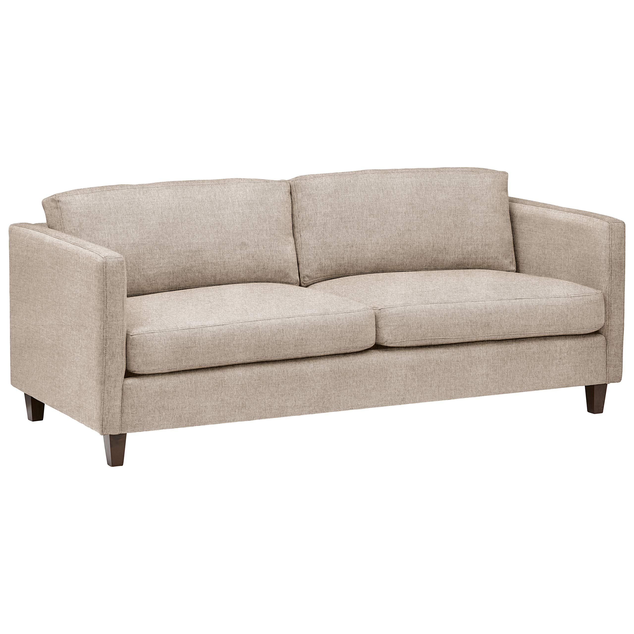 Amazon Brand – Stone & Beam Andover Modern Sofa Couch, 78"W, Grey Linen