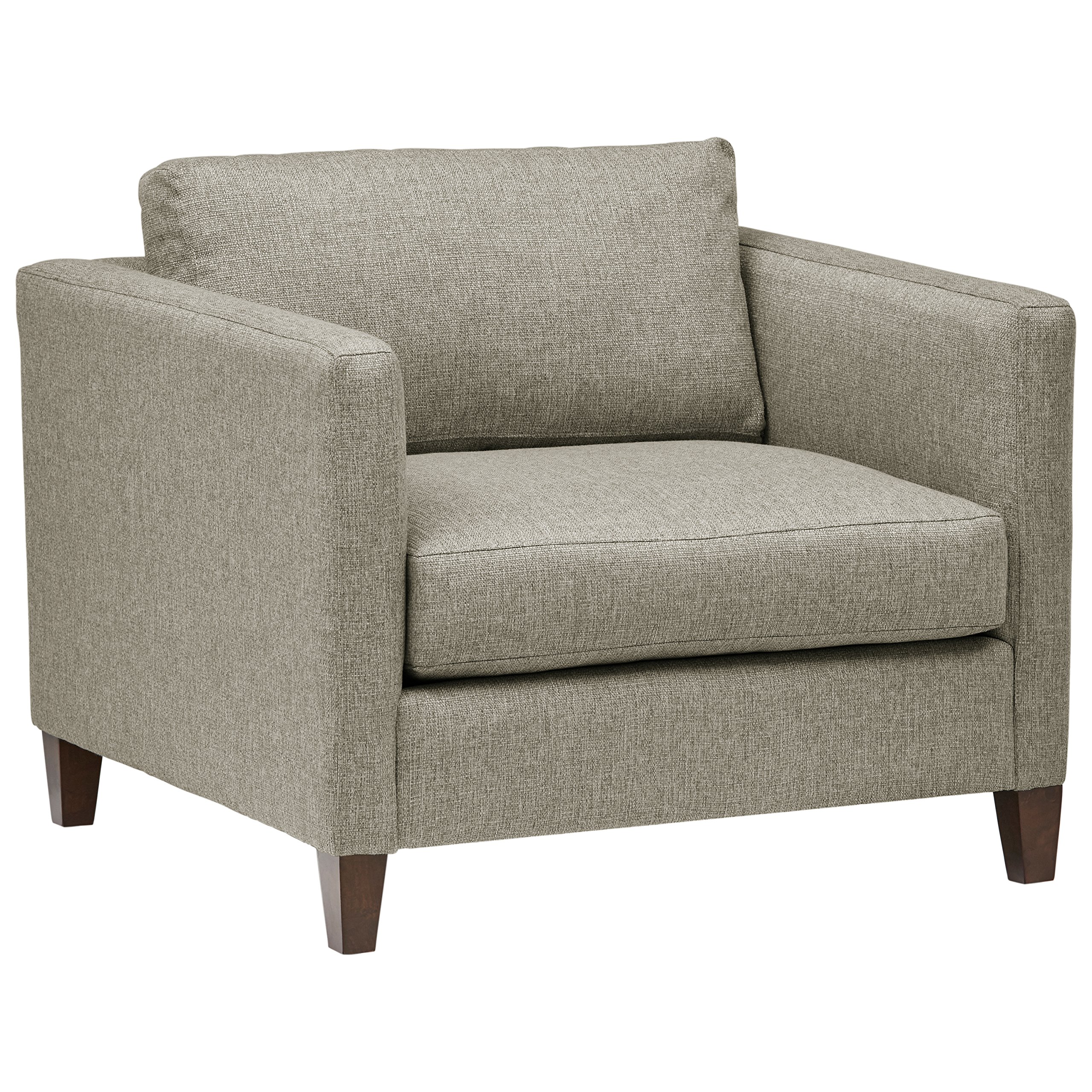 Amazon Brand – Stone & Beam Andover Modern Living Room Accent Chair, 38"W, Grey