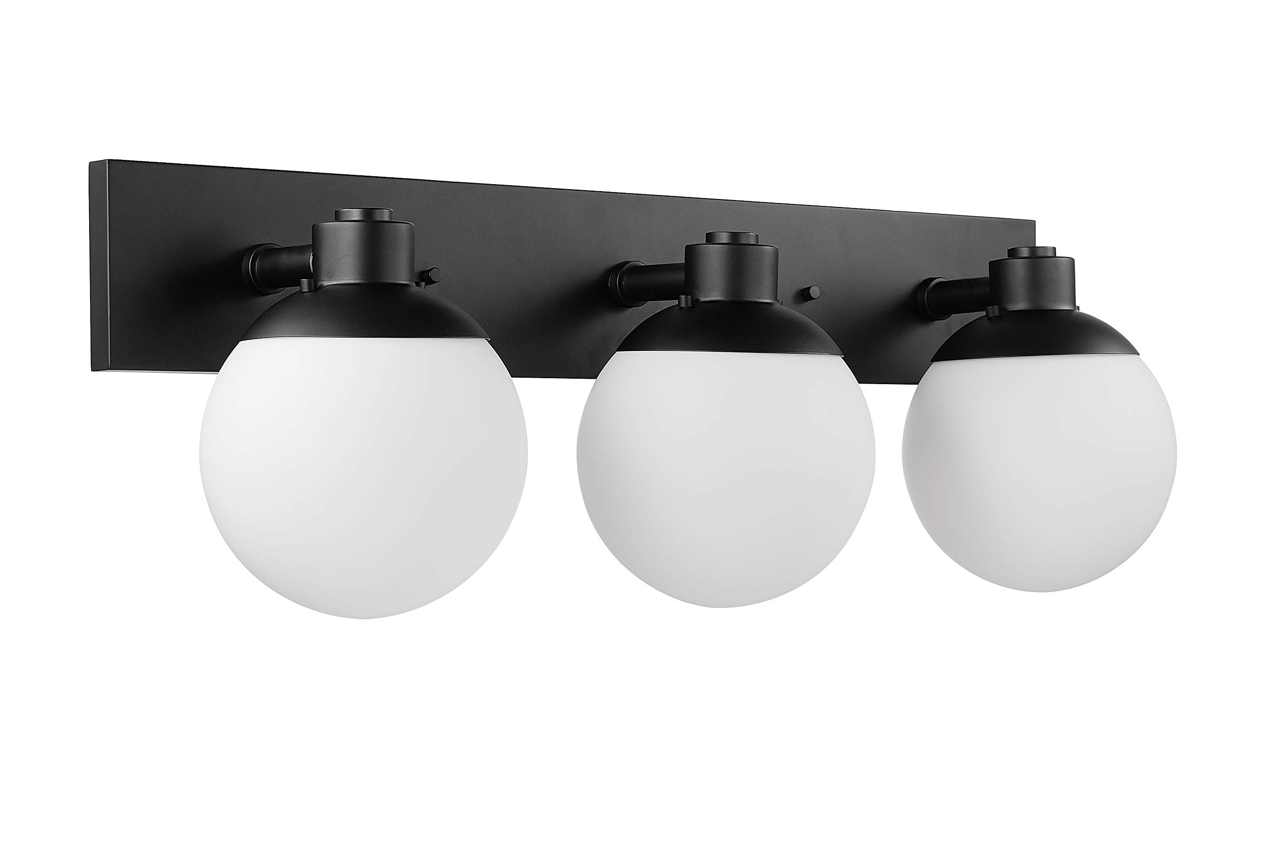 Amazon Brand – Rivet Mid-Century Vanity Light, 10"H, Dark Bronze