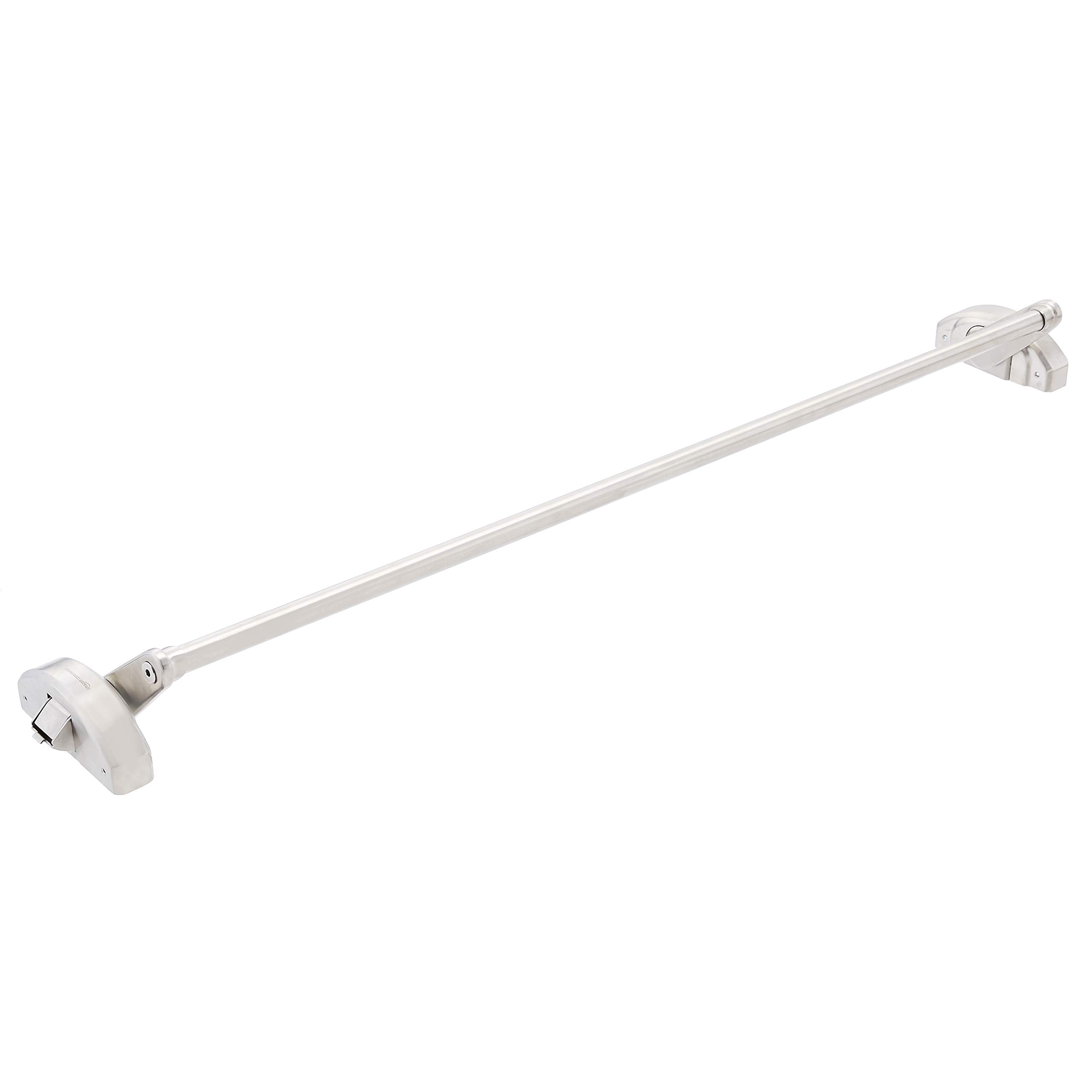 AmazonCommercial Cross Panic Bar Exit Device for Exit Doors, Stainless Steel, EN Standard, 1-Pack