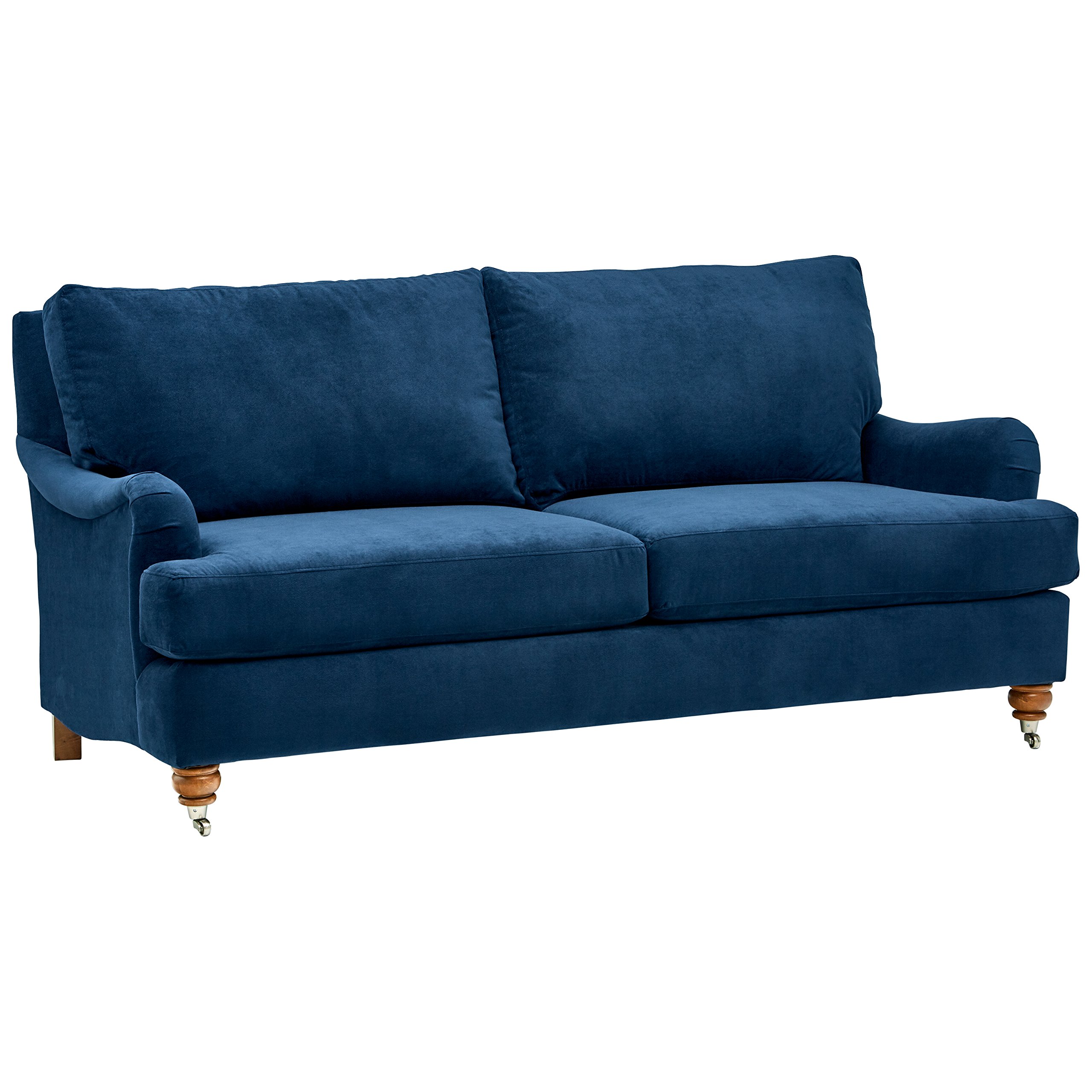 Amazon Brand – Stone & Beam Brandeberry Farmhouse Charles of London Sofa, 82"W, Navy