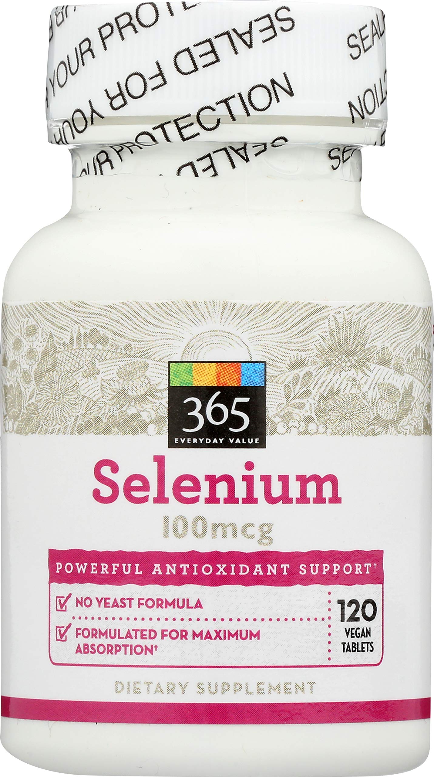 365 Everyday Value, Selenium 100mcg, 120 ct