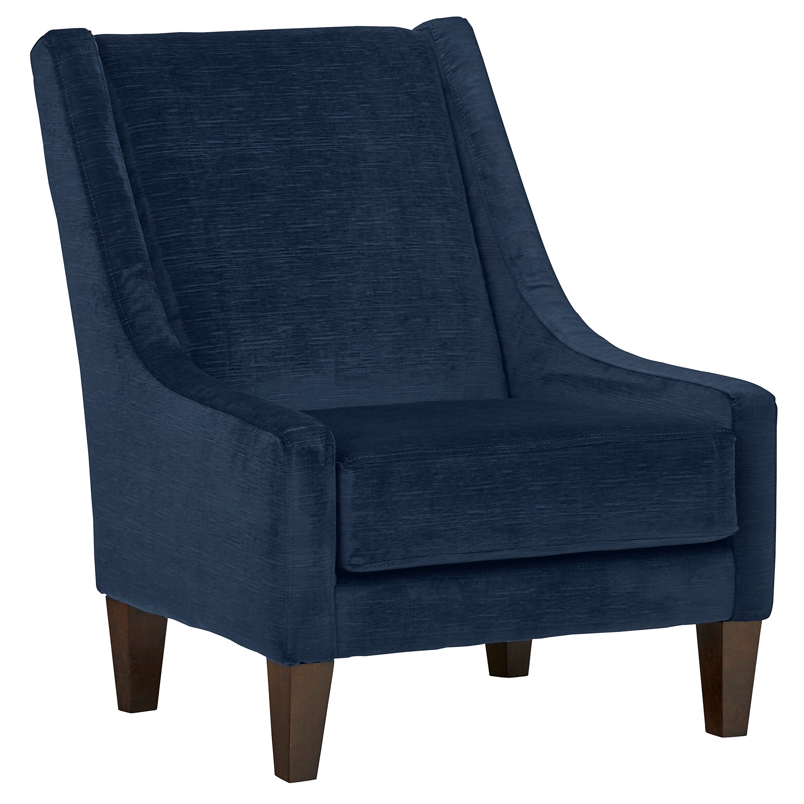 Amazon Brand – Stone & Beam St. Cloud Modern Armless Accent Chair, 32"W, Indigo
