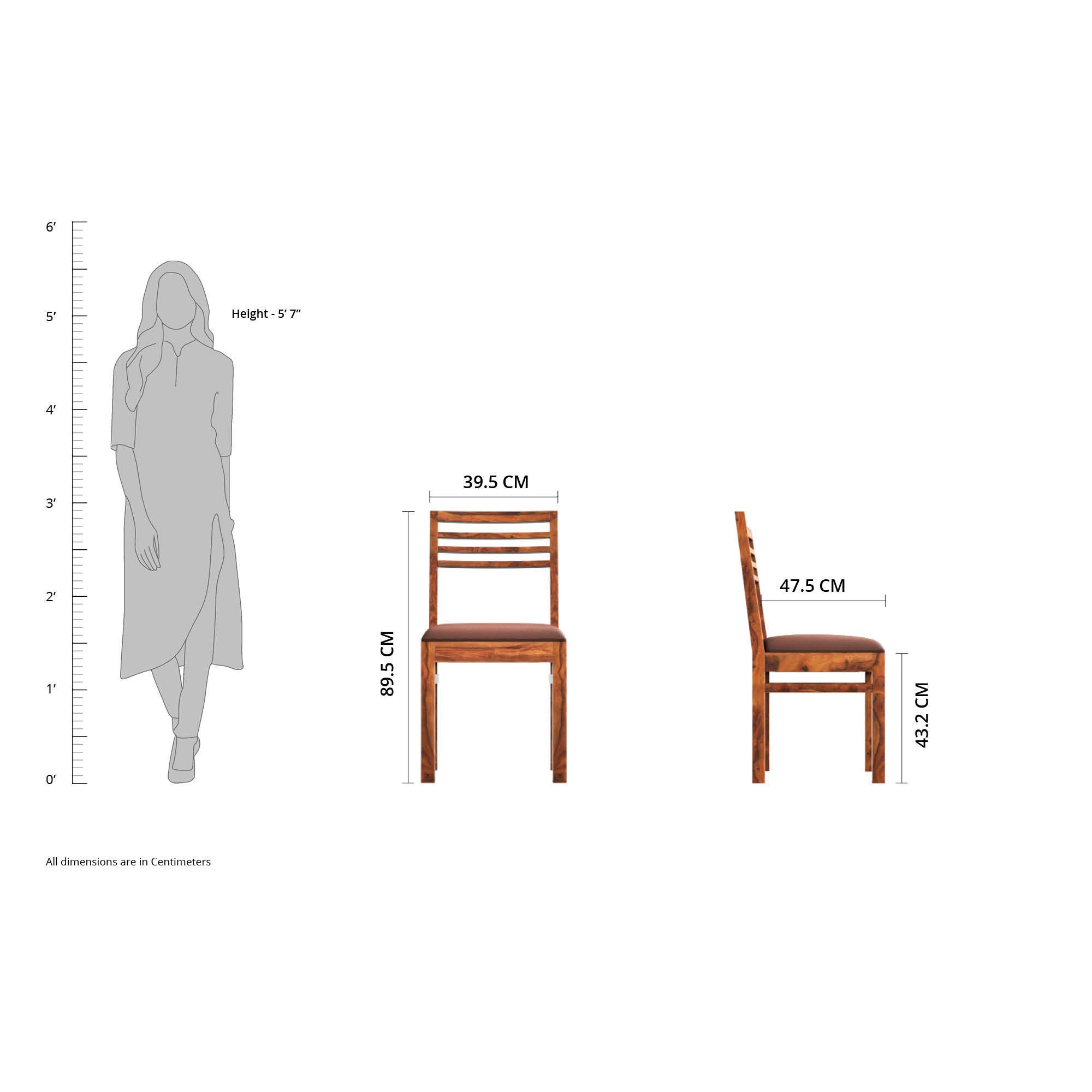 Lignora Caltanissetta Table Set - 4