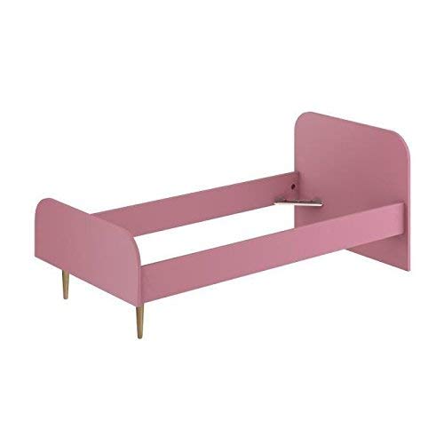 Amazon Brand - Movian Aveyron Single Bed Frame, 195 x 100 x 80cm, Pink