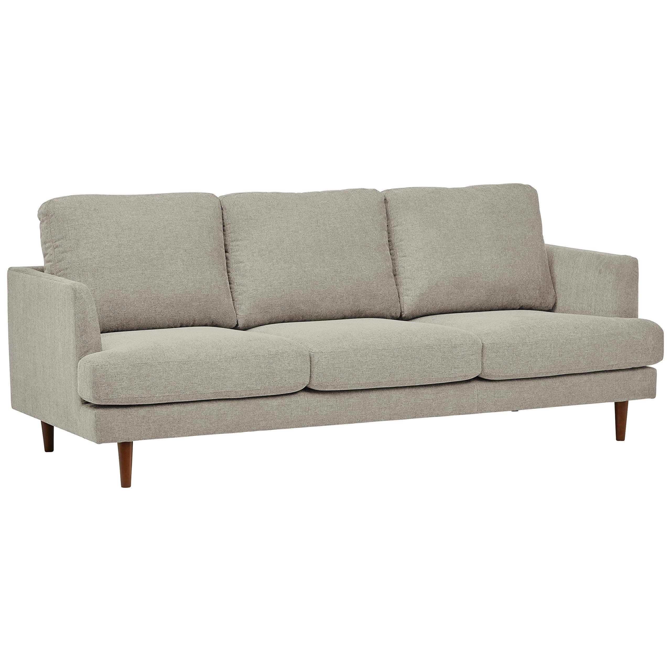 Amazon Brand – Rivet Goodwin Modern Sofa, 88.6"W, Light Grey