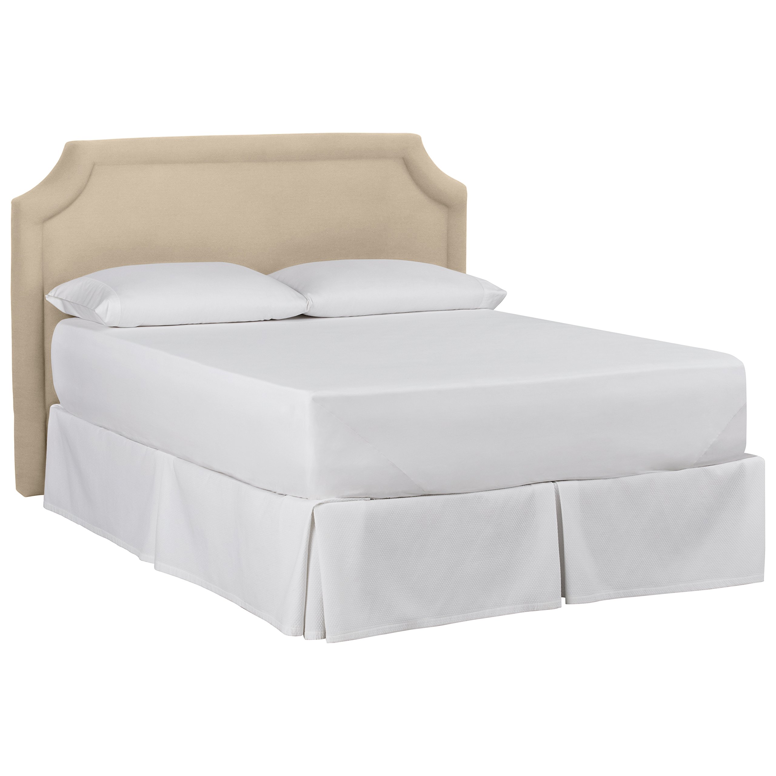 Amazon Brand – Stone & Beam Bridgewater Scalloped King Headboard, 88"W, Spinnsol Cocoa