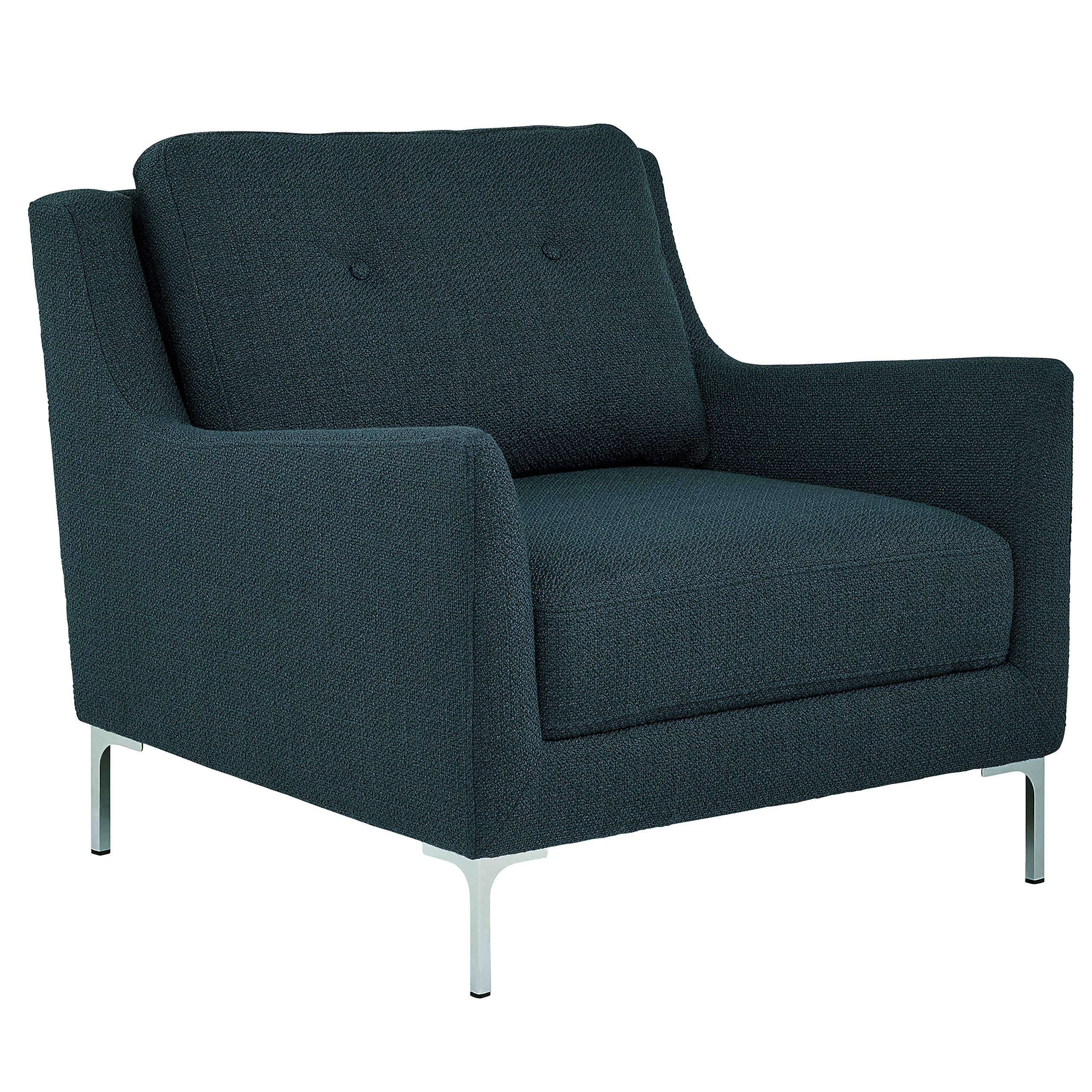 Amazon Brand – Rivet Abel Modern Contemporary Accent Chair, 32"W, Navy