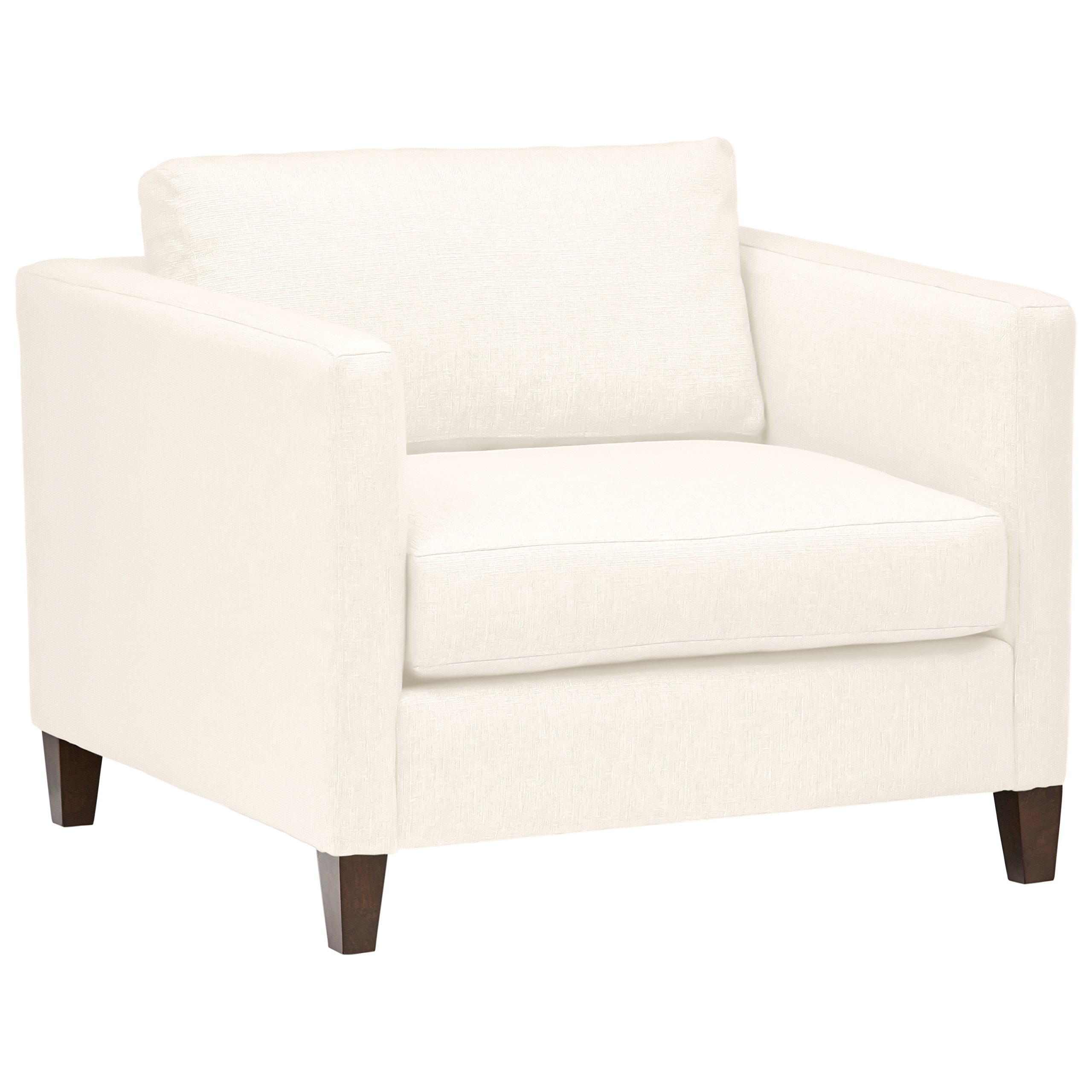 Amazon Brand – Stone & Beam Andover Modern Living Room Accent Chair, 35"H, Cream