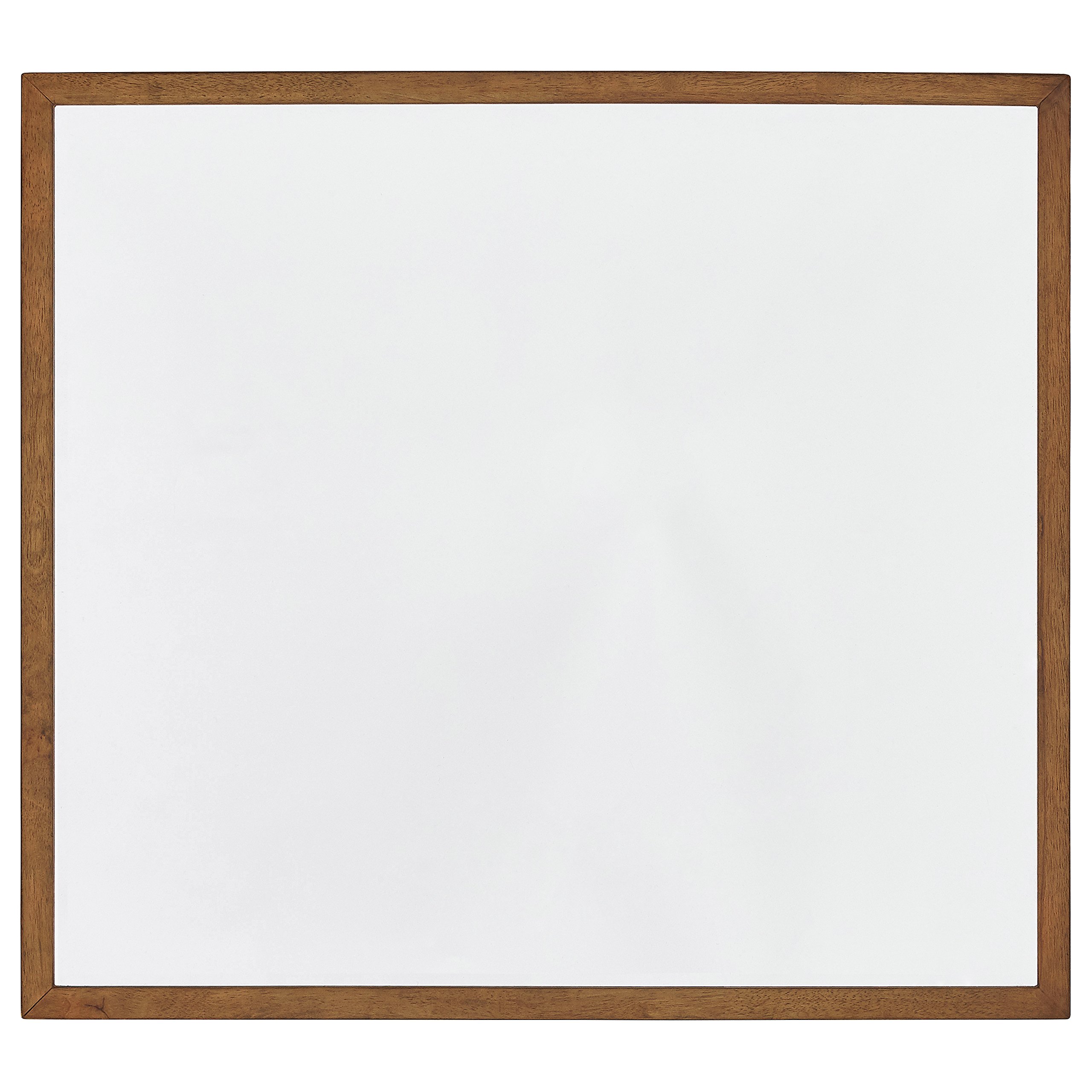 Amazon Brand – Rivet Brecken Modern Mirror Wood Frame, 41", Brown
