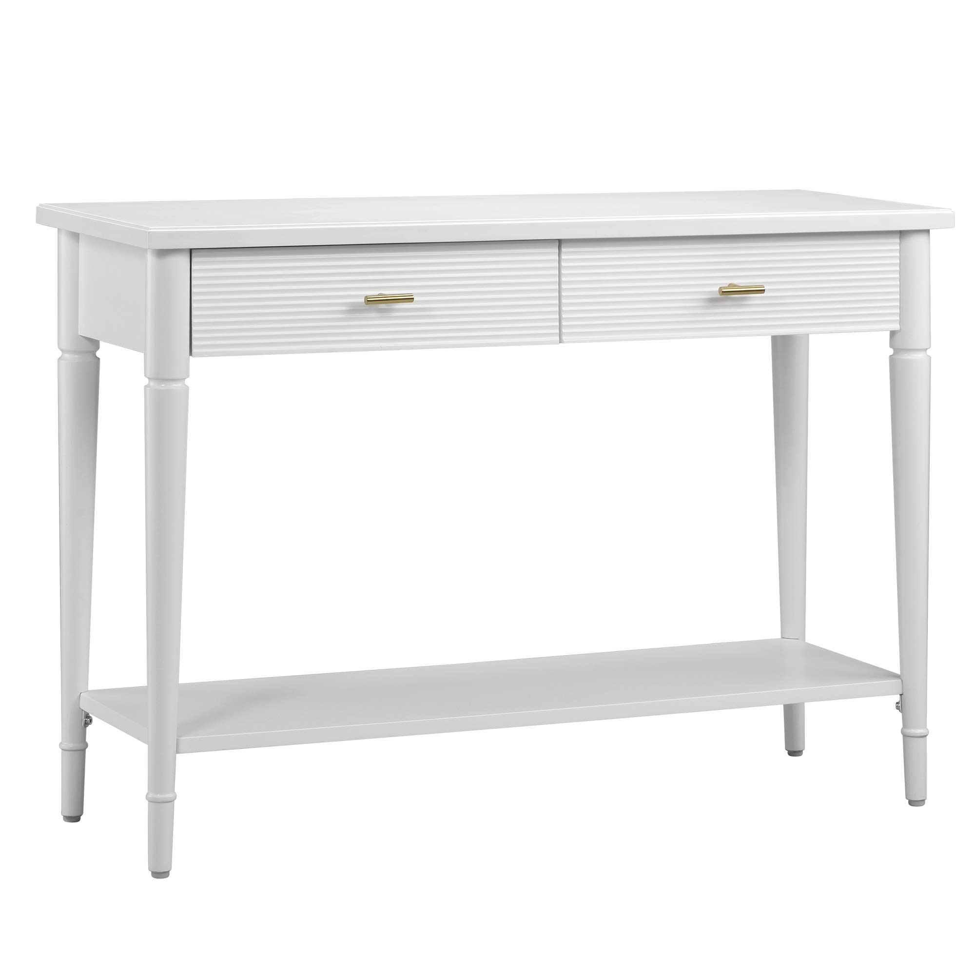 Amazon Brand – Ravenna Home Classic Console Table, 42"W, White