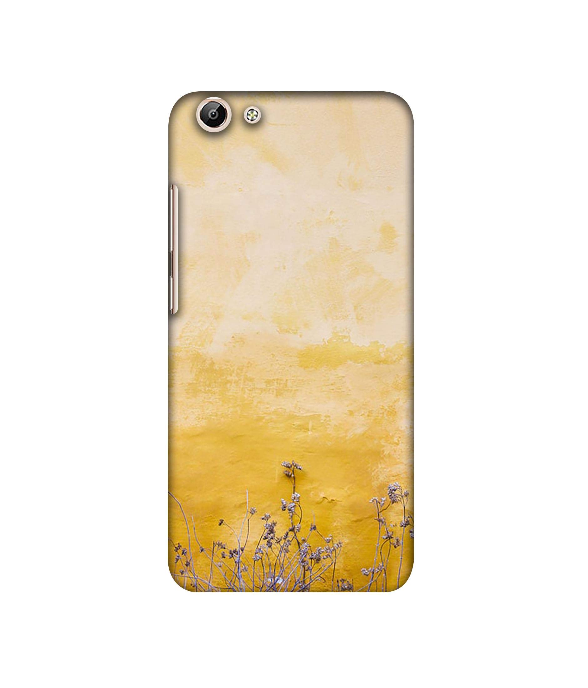 Amazon Brand - Solimo Designer Dry Flower On Wall 3D Printed Hard Back Case Mobile Cover for Vivo Y69