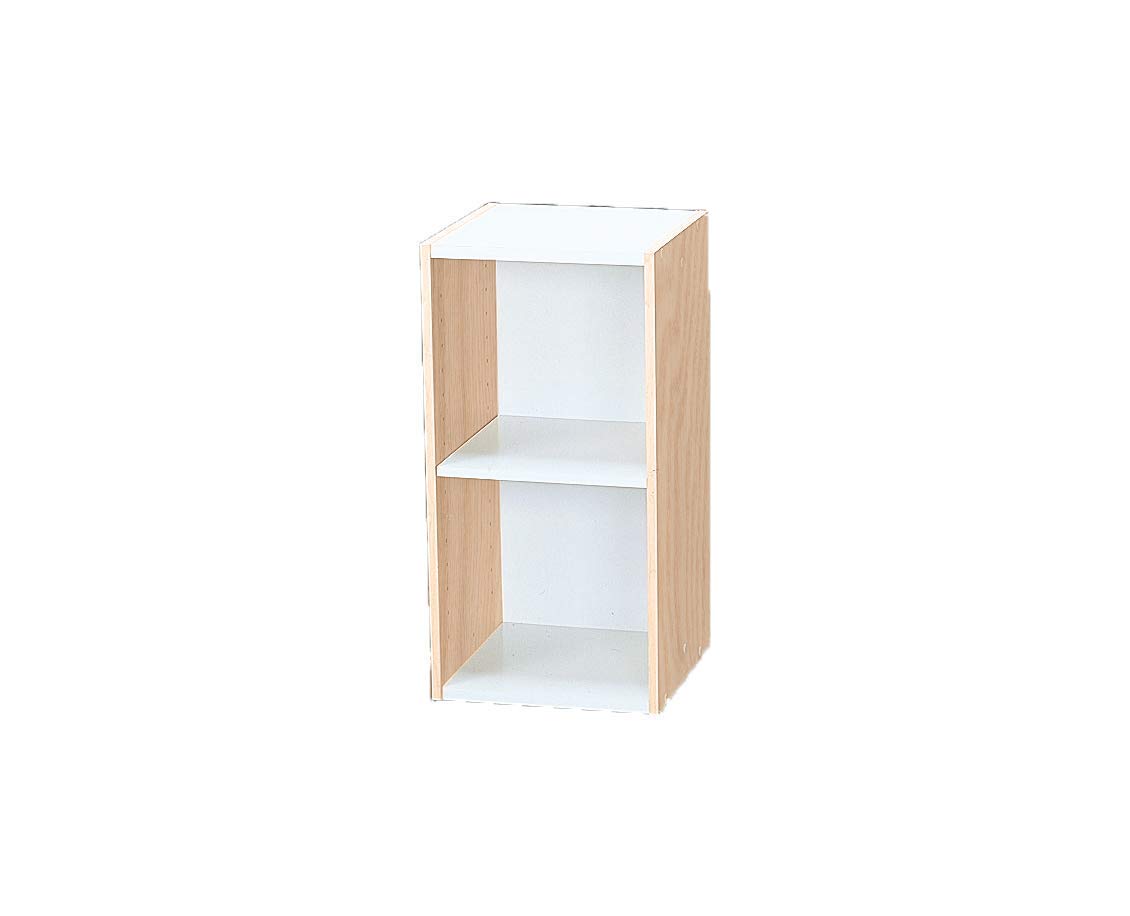 Marque Amazon - Movian 2 étagères Bibliothèque modulaire en MDF, Beige, 30 x 29 x 60 cm