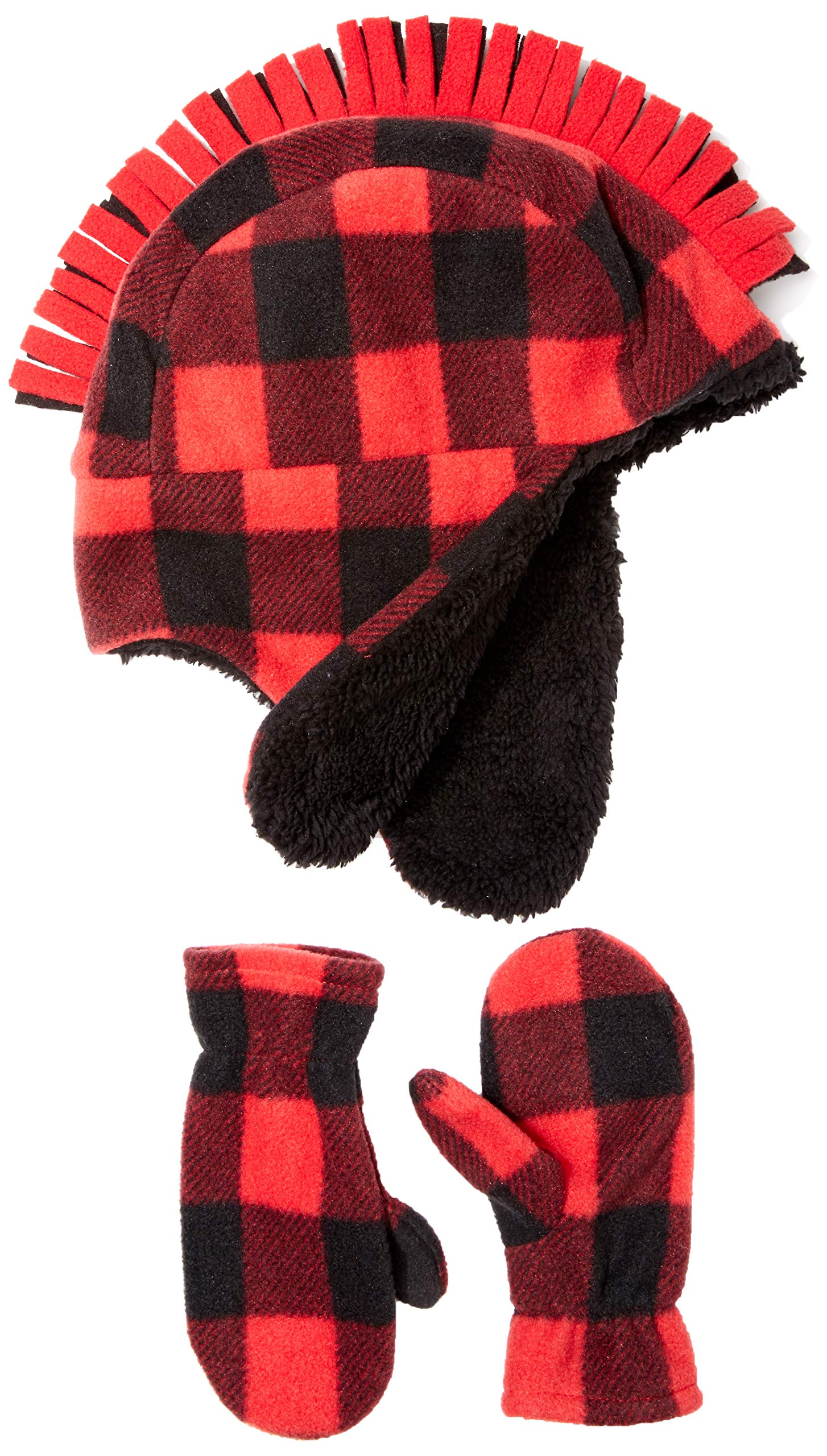 Amazon Brand - Spotted Zebra Unisex Baby 2-Piece Toddler Fleece Cold Weather Accessories Set