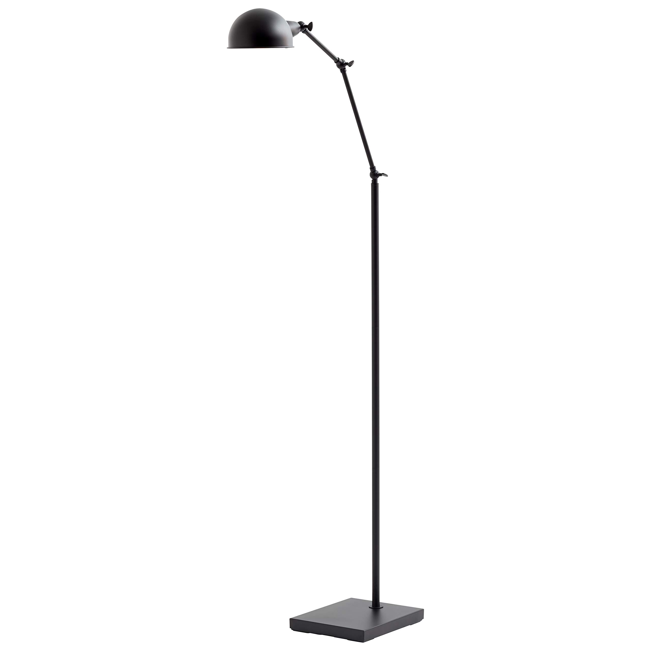 Stone & Beam Vintage Adjustable 3-Joint Floor Lamp, 56"H, Black