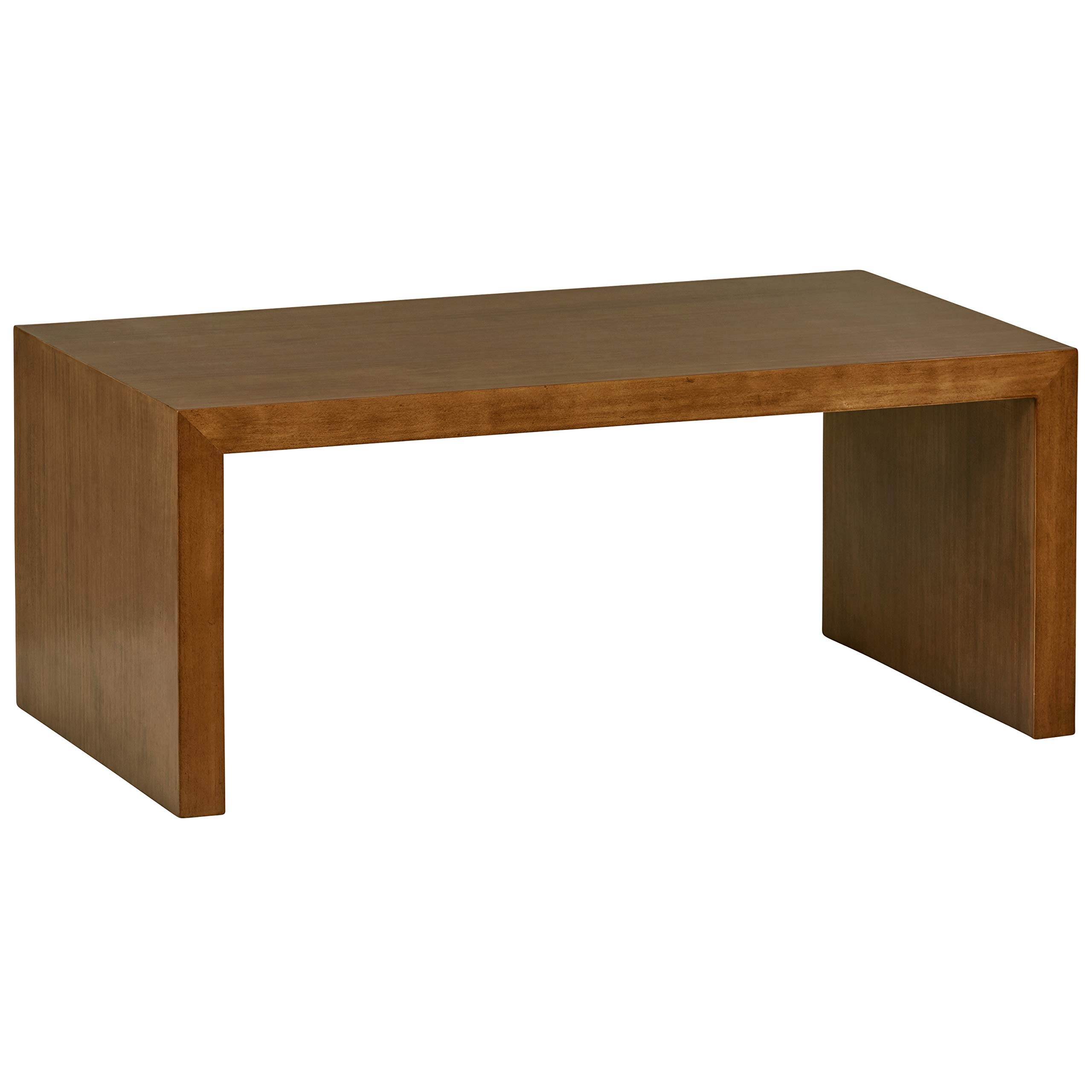 Amazon Brand – Rivet Modern Coffee Table, 39.37"W, Pine Veneer and Natural Wood