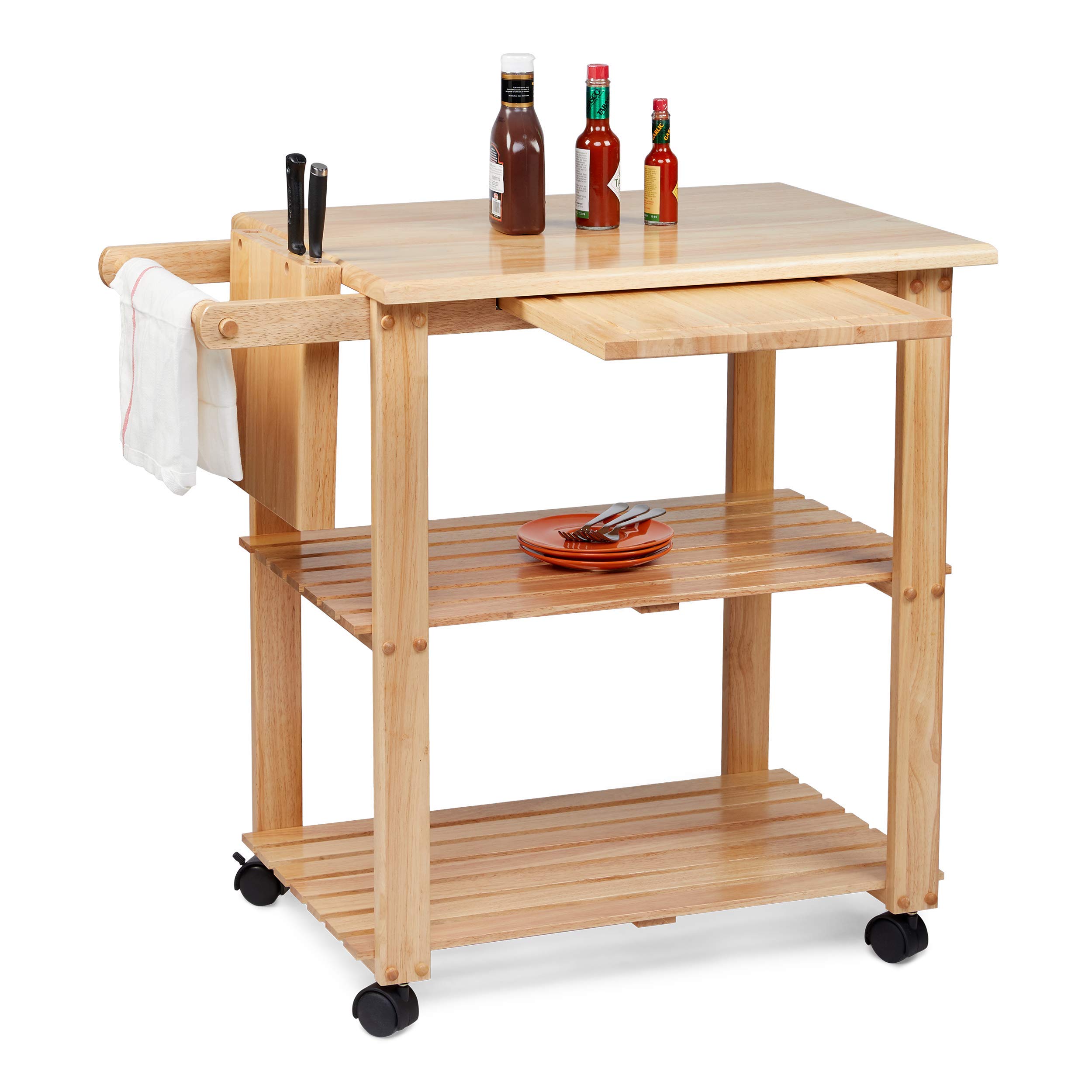 Civet Home Kitchen Cart, Natural