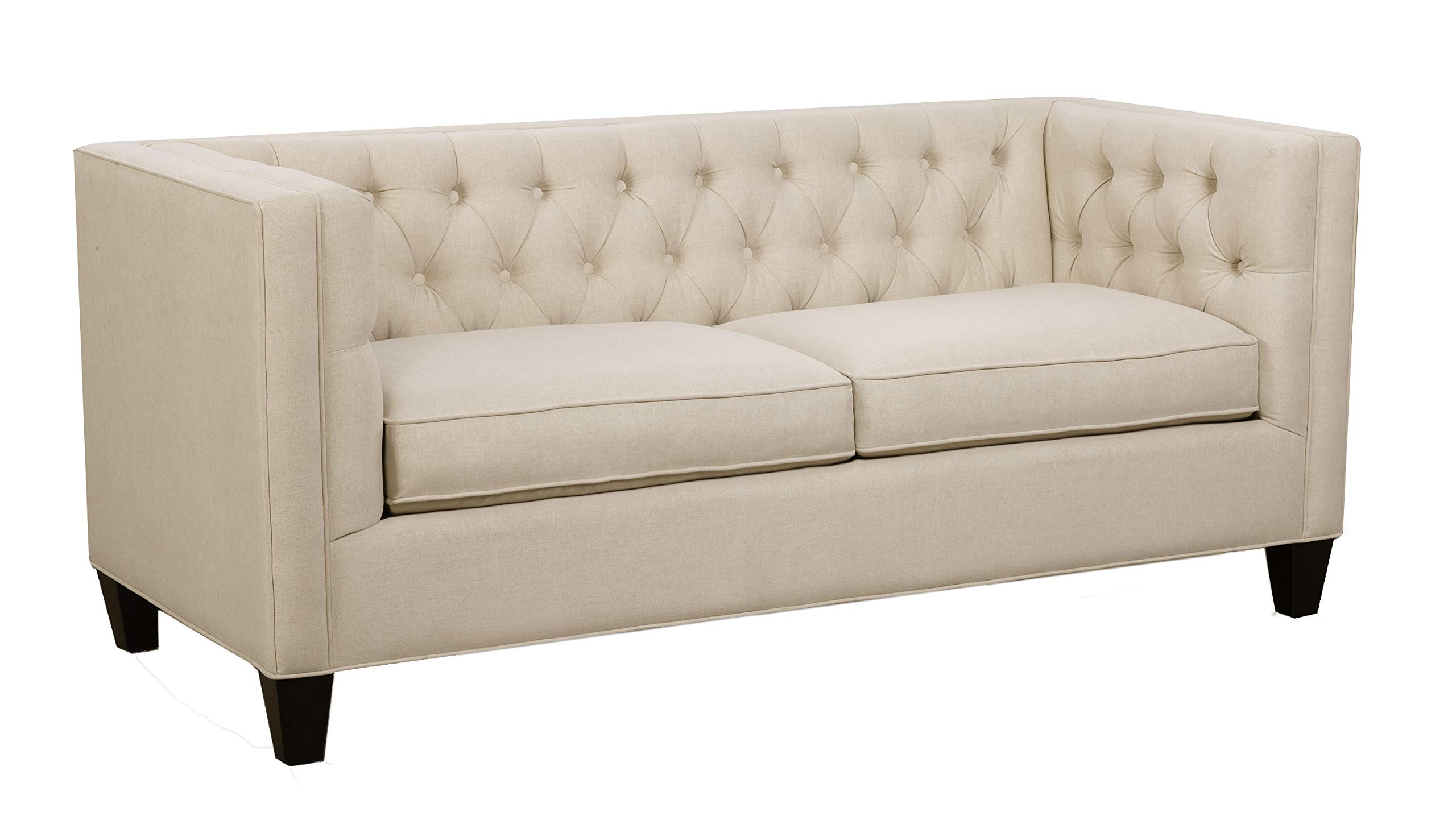 Amazon Brand – Stone & Beam Cypress Modern Tufted Farmhouse Apartment Sofa Couch, 70"W, Beige