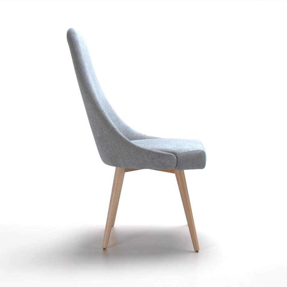 Marchio Amazon - Alkove, sedia decorativa modello Albert, colore grigio chiaro