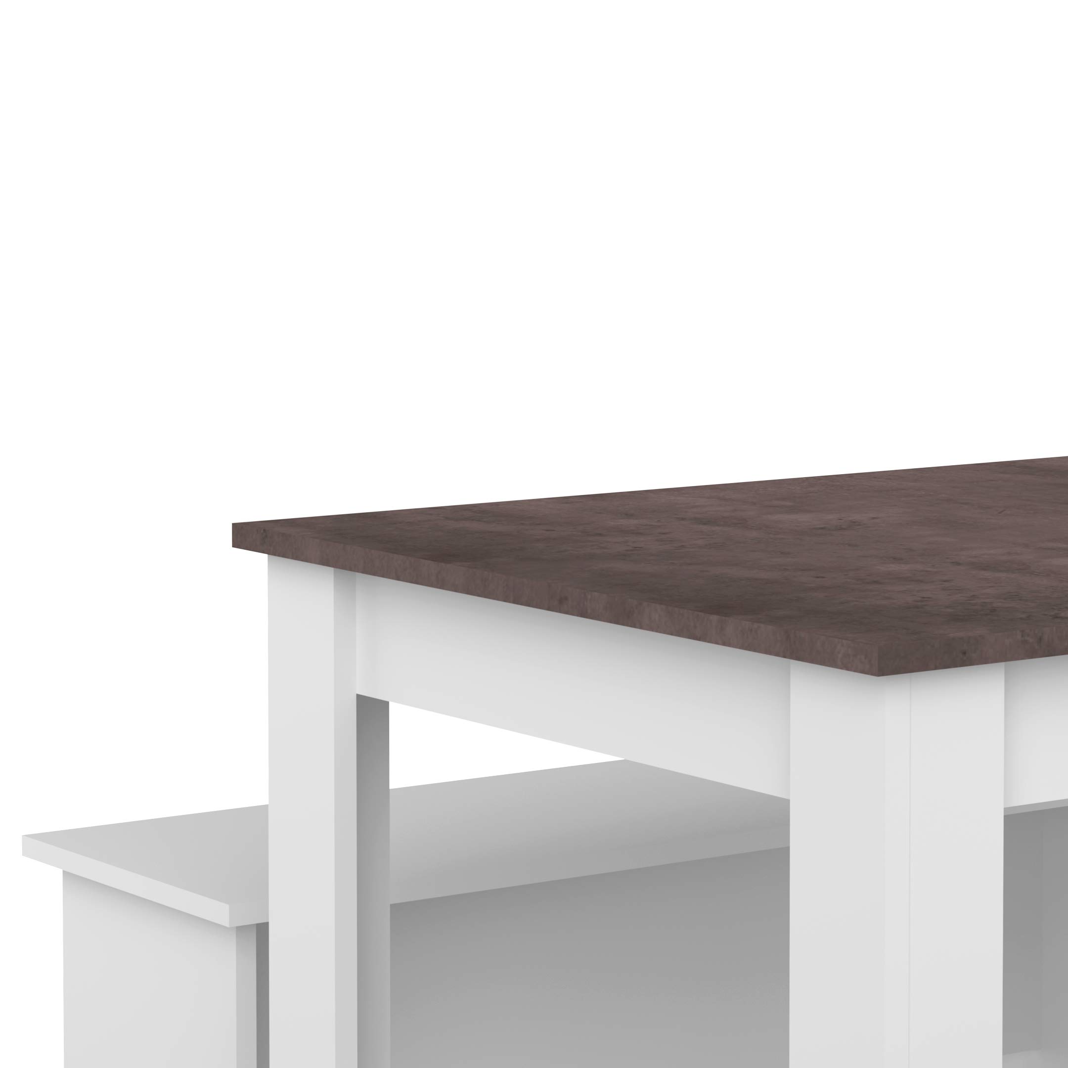 Lignora Pesaro Industrial Dining Set - 6