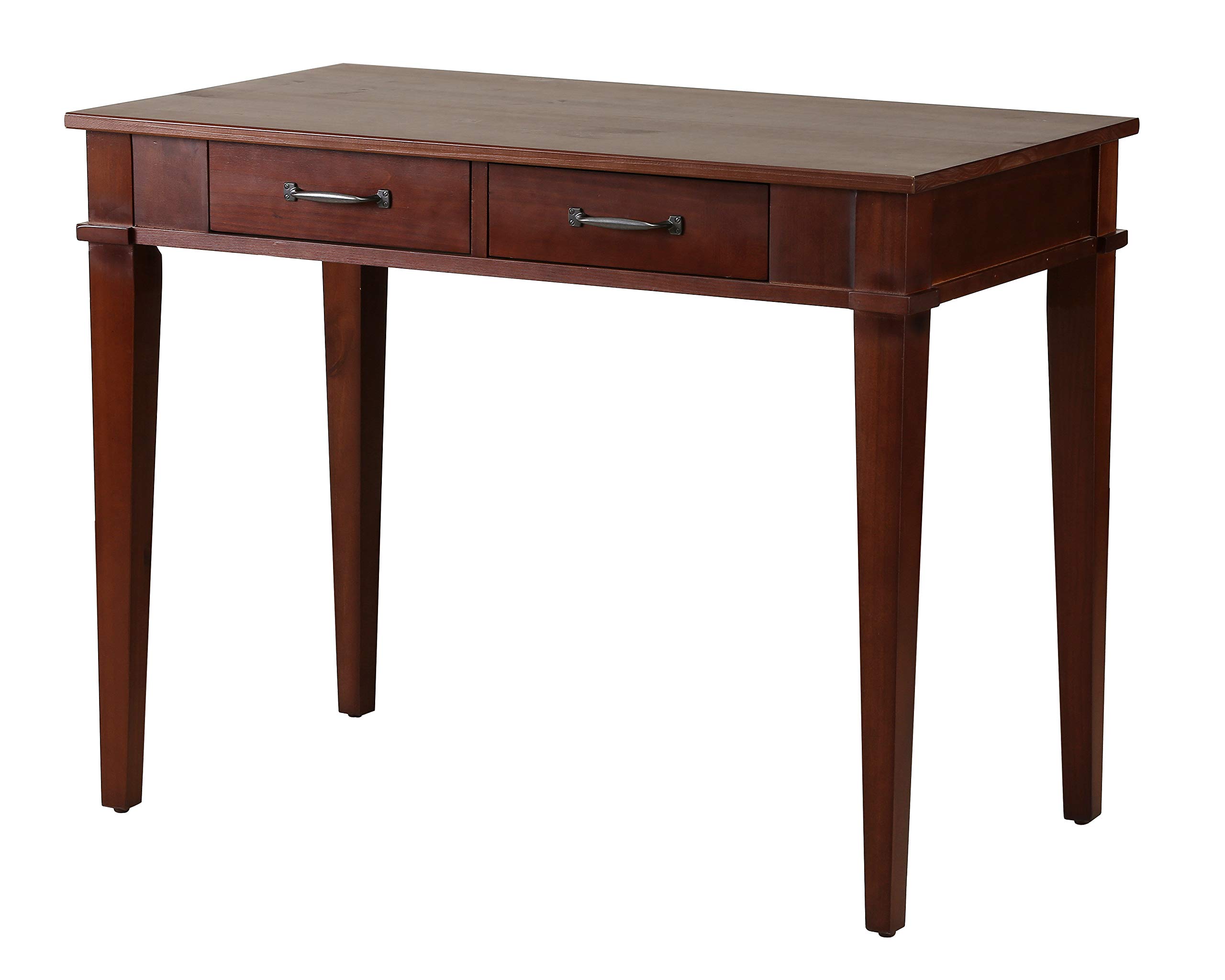 Amazon Brand – Rivet Classic Desk, 39.4"W, Dark Espresso