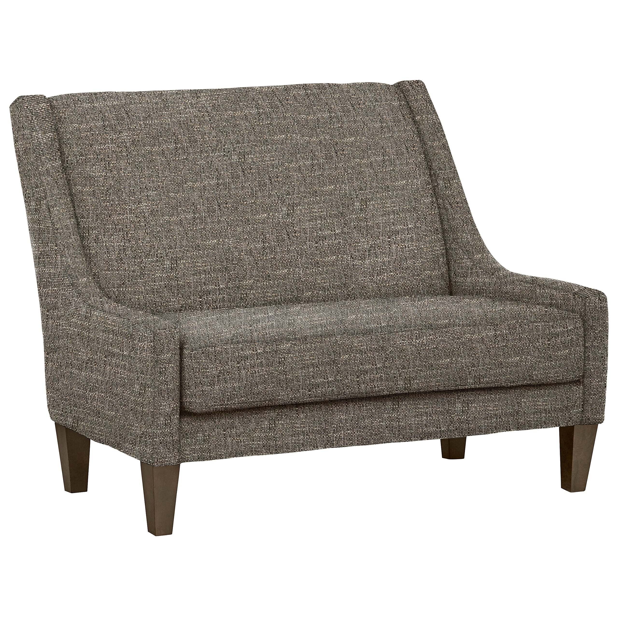Amazon Brand – Stone & Beam St. Cloud Modern Armless Straight Back Settee, 49"W, Bear