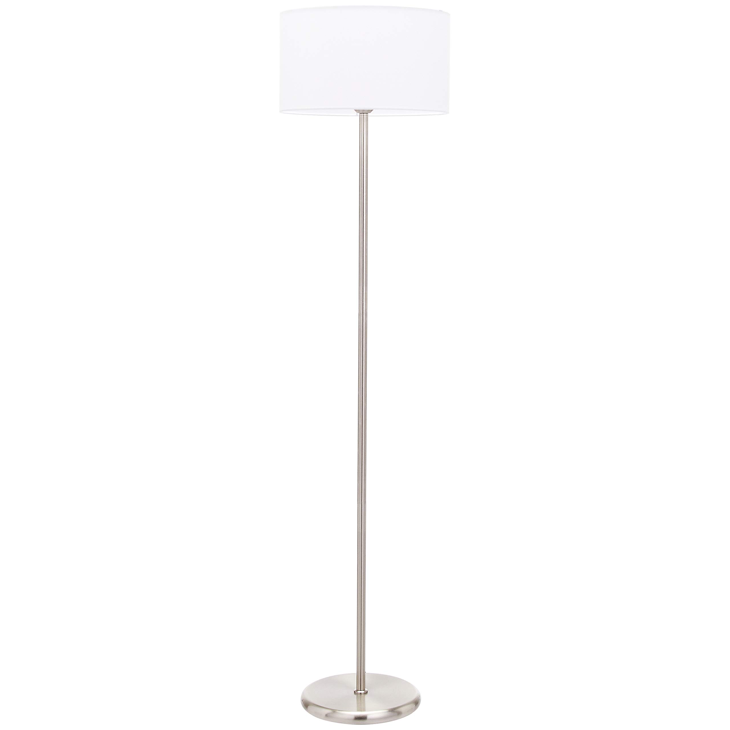 Umi. by Amazon - Lámpara de pie, pantalla de tela, cilíndrica, 144,27 cm, beige