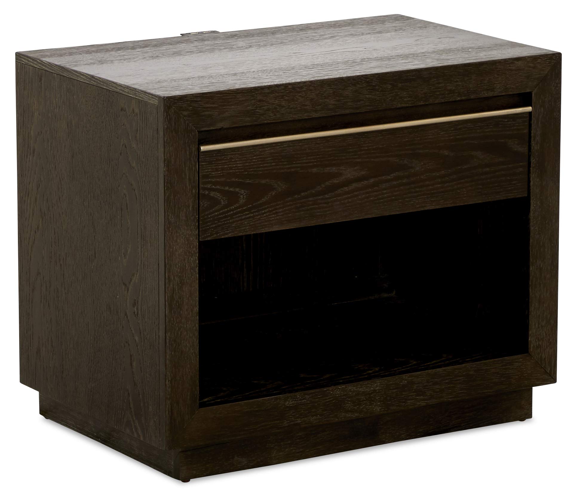 Amazon Brand – Stone & Beam Aikins Modern Nightstand, 32"W, Glazed Mocha