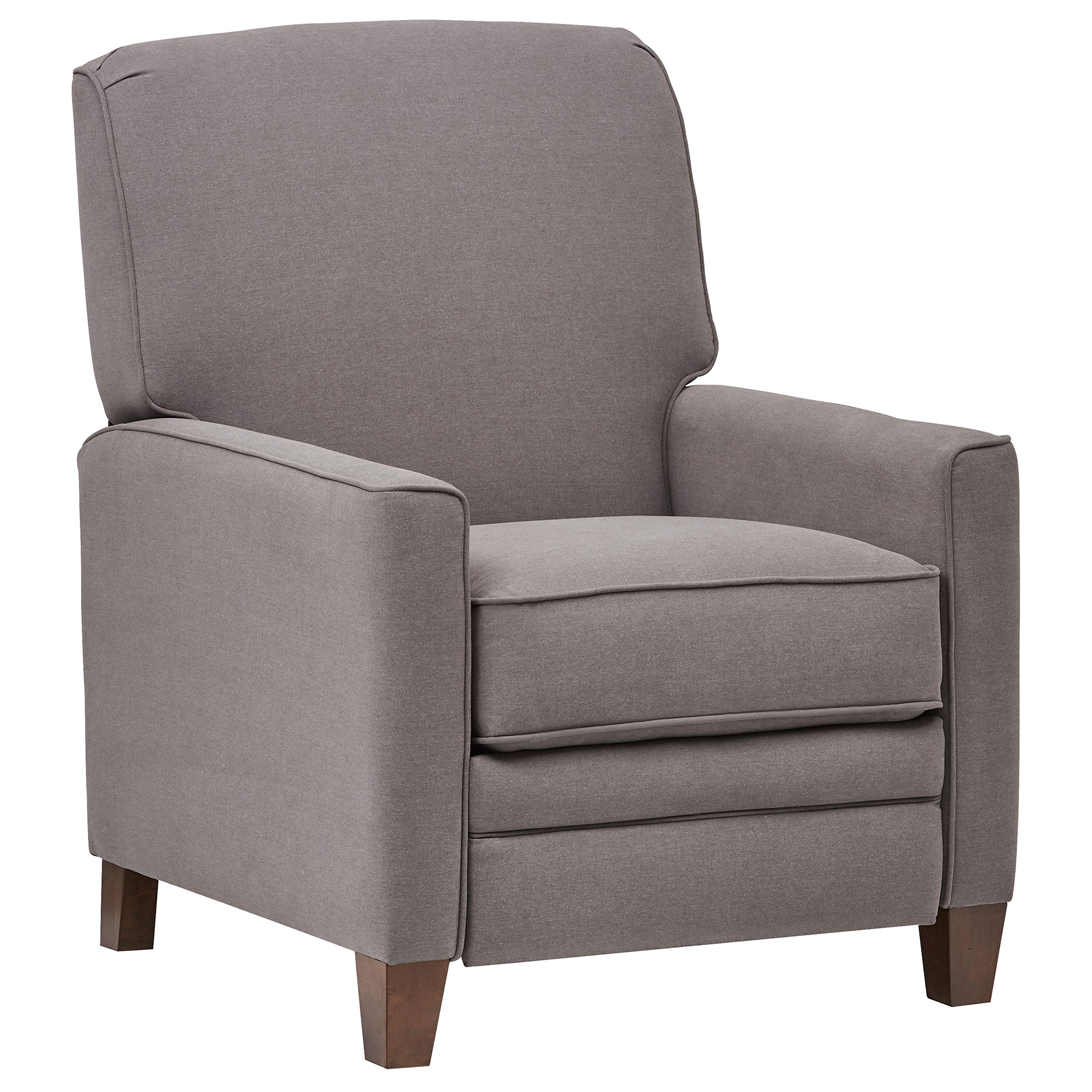 Amazon Brand – Stone & Beam Edmunds Traditional Recliner, 30"W, Pewter