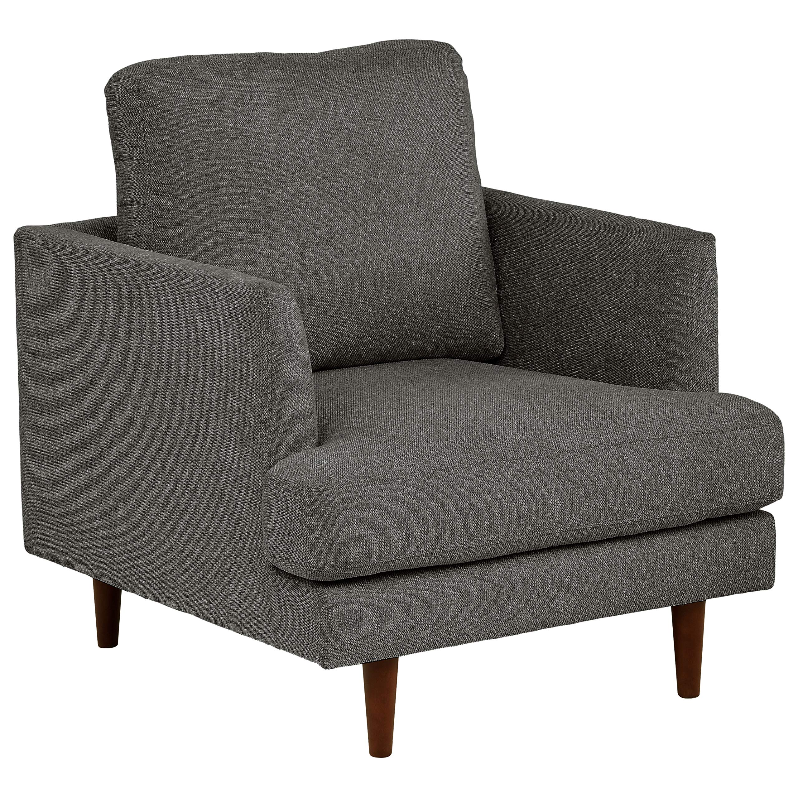 Amazon Brand – Rivet Goodwin Modern Living Room Accent Chair, 32.3"W x 35.8"H, Charcoal Grey