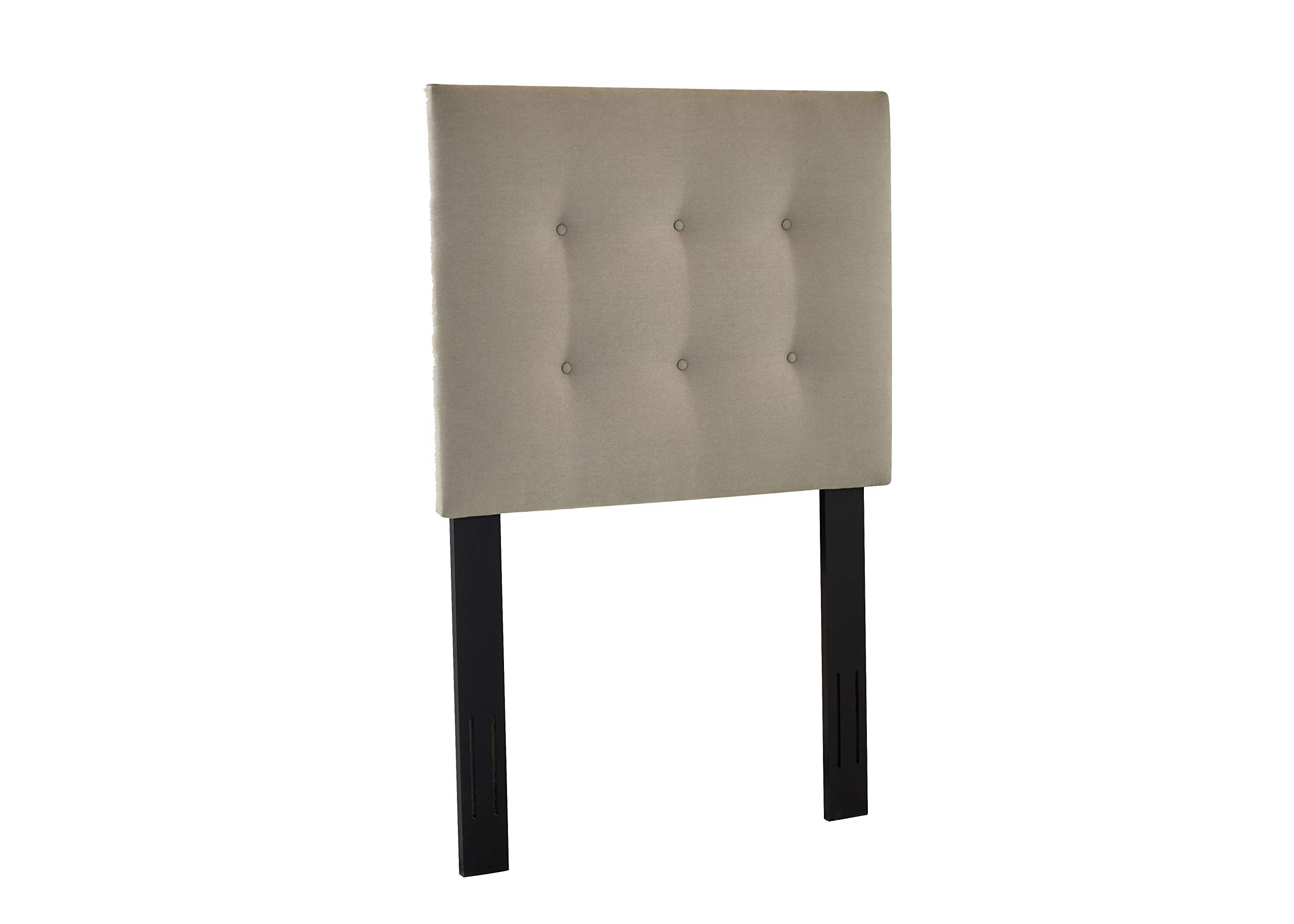 Stone & Beam Canton Twin Button-Tufted Headboard, 42"W, Dune