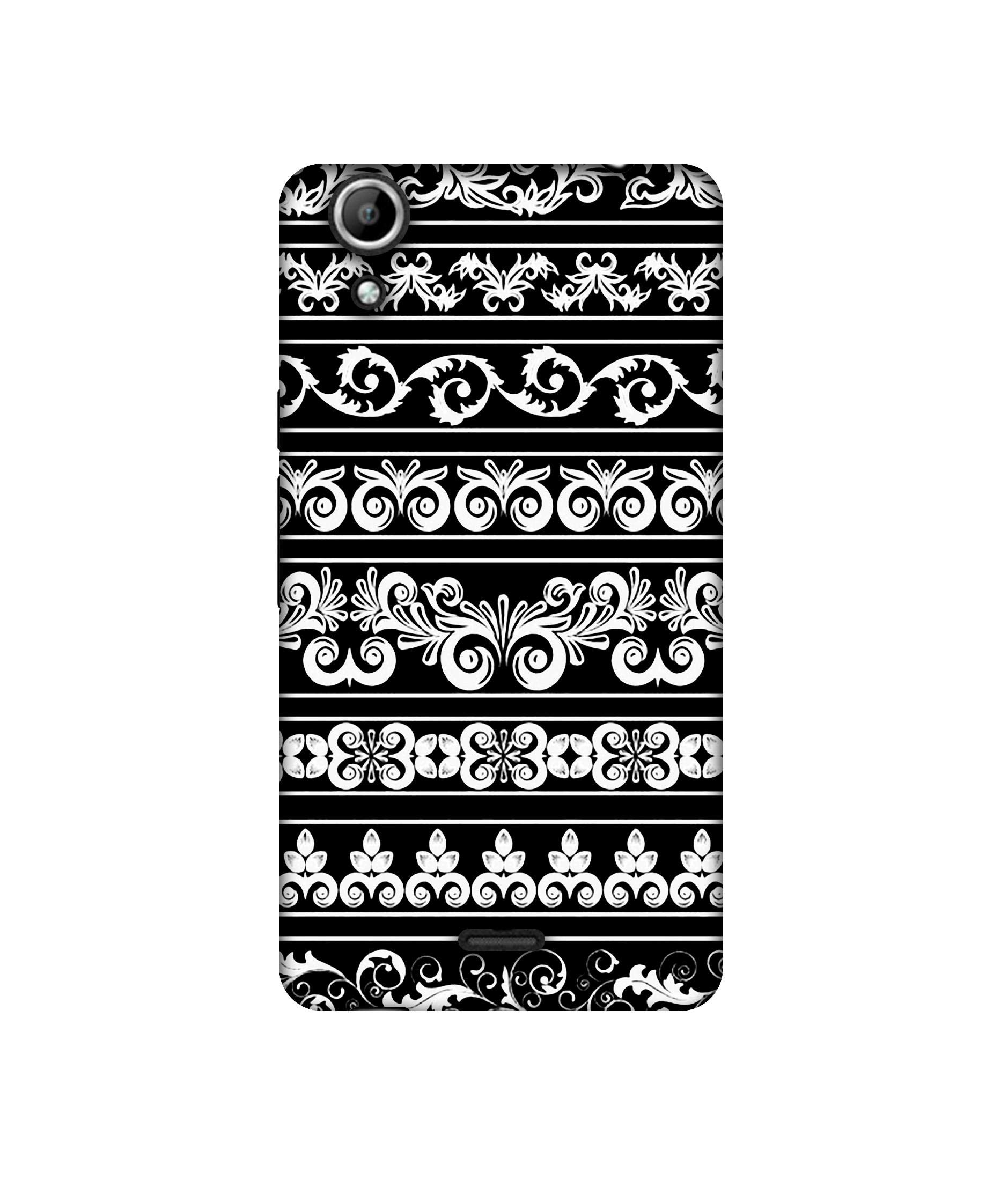 Amazon Brand - Solimo Designer Multi Shape Patterns 3D Printed Hard Back Case Mobile Cover for Micromax Canvas Selfie 2 Q340