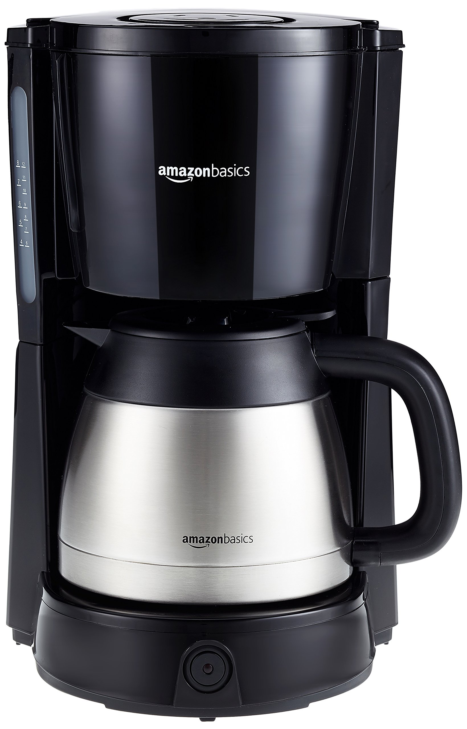 AmazonBasics Filter Coffee Maker, 8 Cup Power: 1000 W Vacuum Flask (1 Litre)