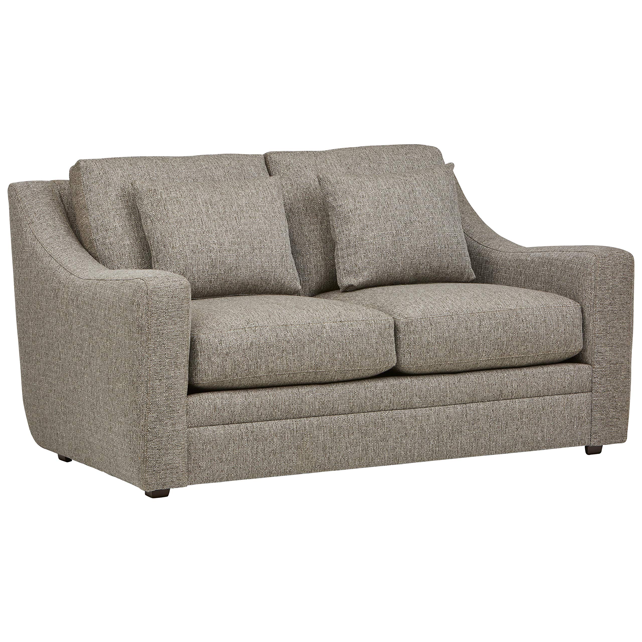 Amazon Brand – Stone & Beam Calhoun Loveseat Sofa, 62.5"W, Tweed