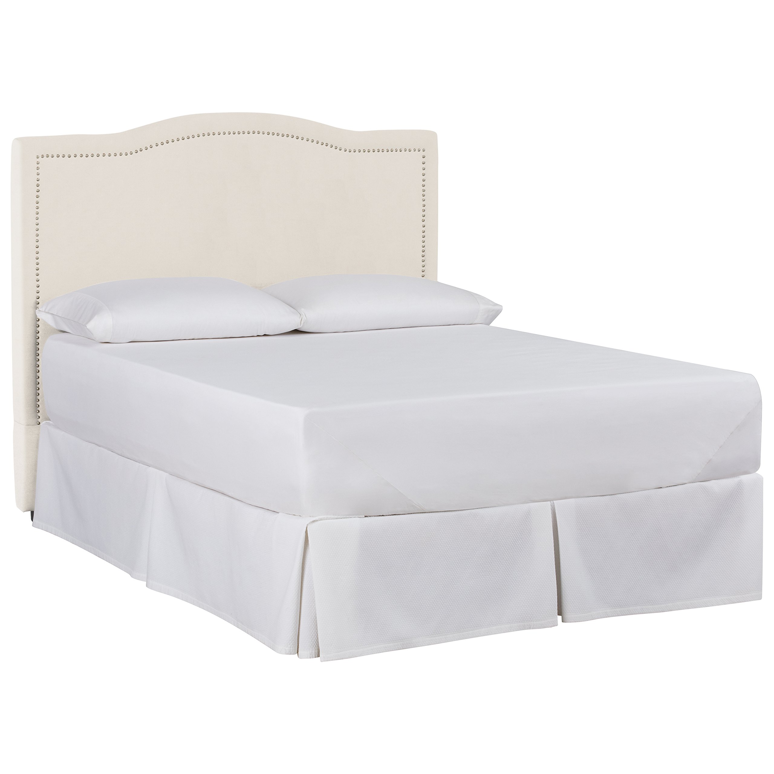 Amazon Brand – Stone & Beam Bridgewater Curved King Headboard, 82"W, Spinnsol Natural