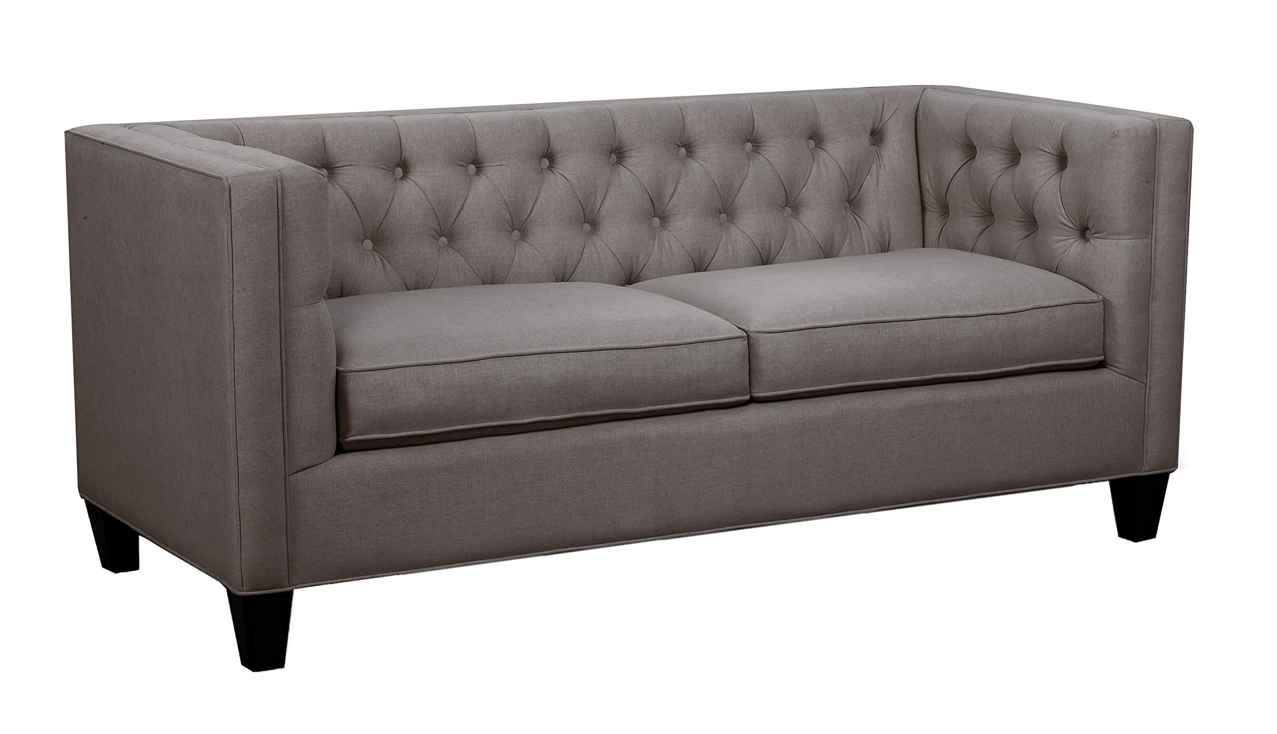 Amazon Brand – Stone & Beam Cypress Modern Tufted Farmhouse Apartment Sofa Couch, 70"W, Grey