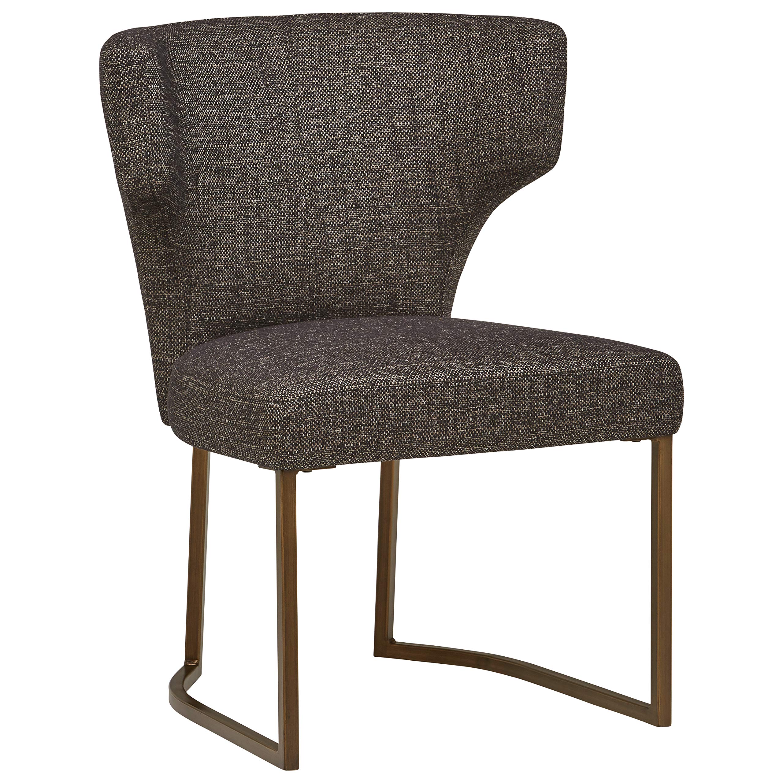Amazon Brand – Rivet Dunford Modern Dining Chair, 33 Inch Height, Tuxedo Grey
