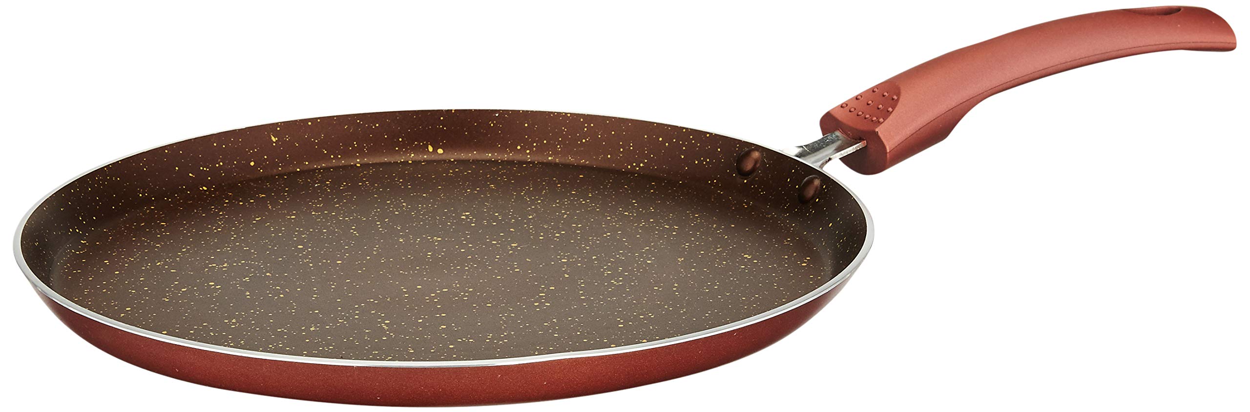 Amazon Brand - Solimo Non Stick Tawa (28cm, Granite finish, 5 layer coating, Induction and Gas stove compatible)