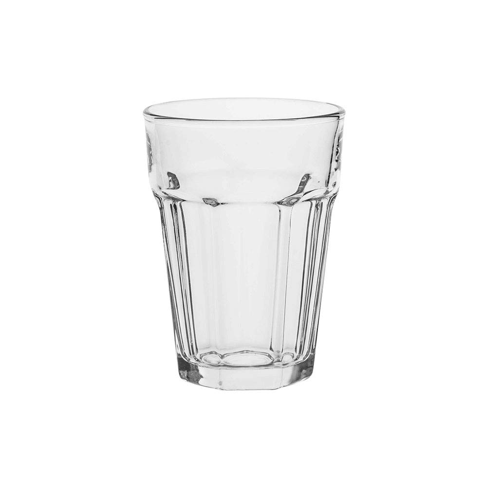 AmazonCommercial Gibraltar Drinking Glass Tumbler, 12.6 oz, Set of 8
