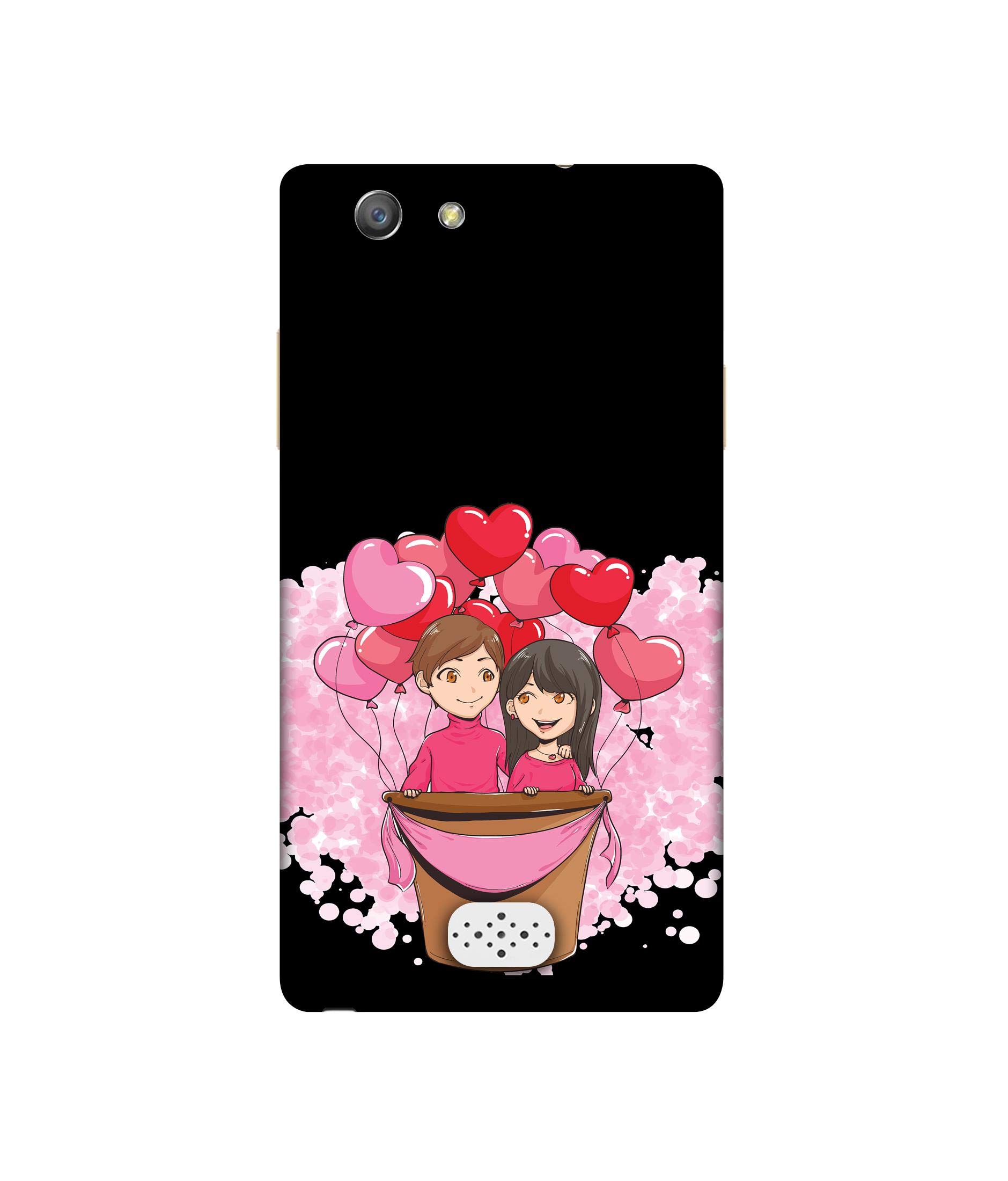 Amazon Brand - Solimo Designer Boy and Girl UV Printed Soft Back Case Mobile Cover for Oppo Neo 5 (2015)
