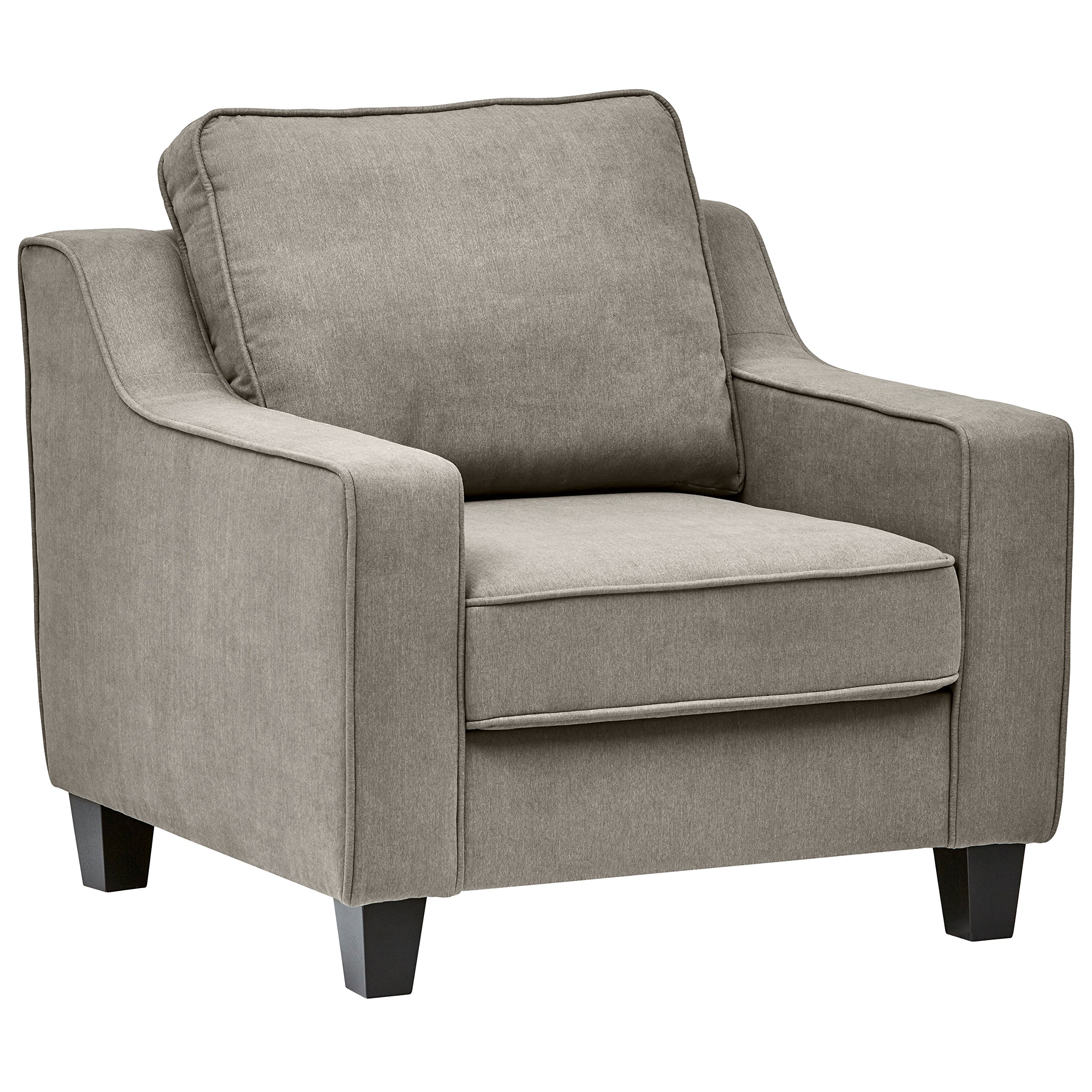Amazon Brand – Stone & Beam Isabel Traditional Accent Chair, 36"W, Slate Grey